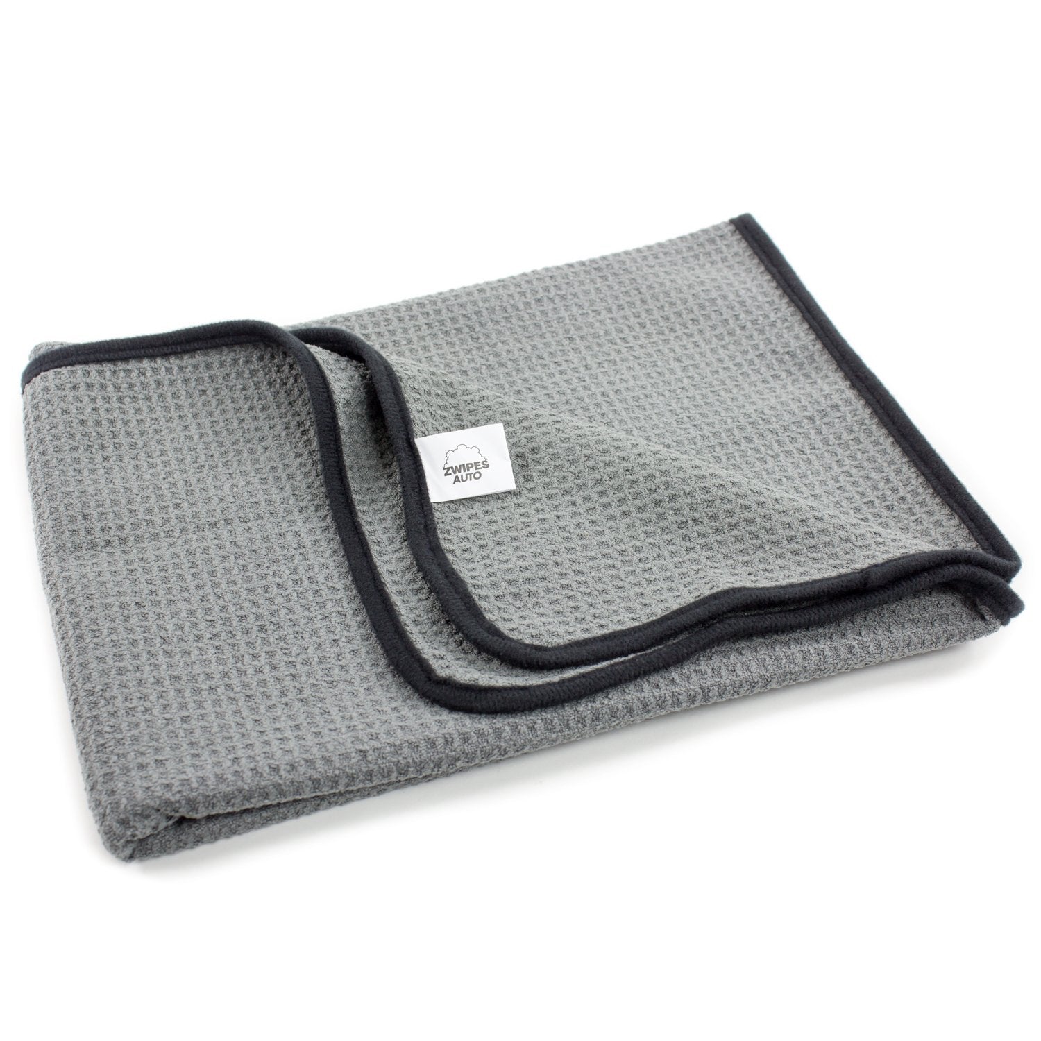 Zwipes Professional Microfiber Waffle Drying Towel, 1-Pack, Super Absorbent, Perfect for Cars, Home, and More - Waffle Color