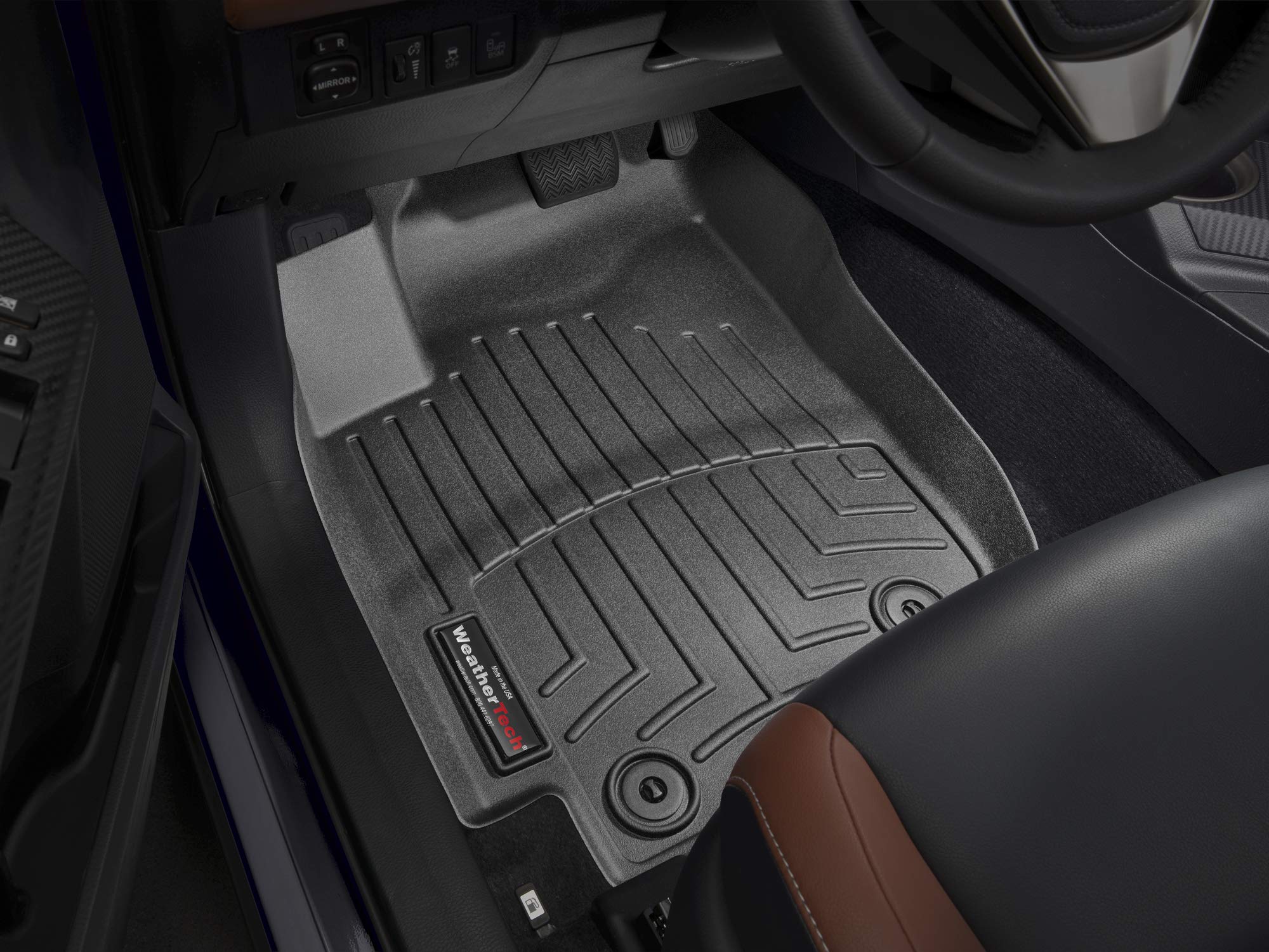 Weathertech Custom Fit Floorliners For Toyota Rav4-1St Row (445101), Black