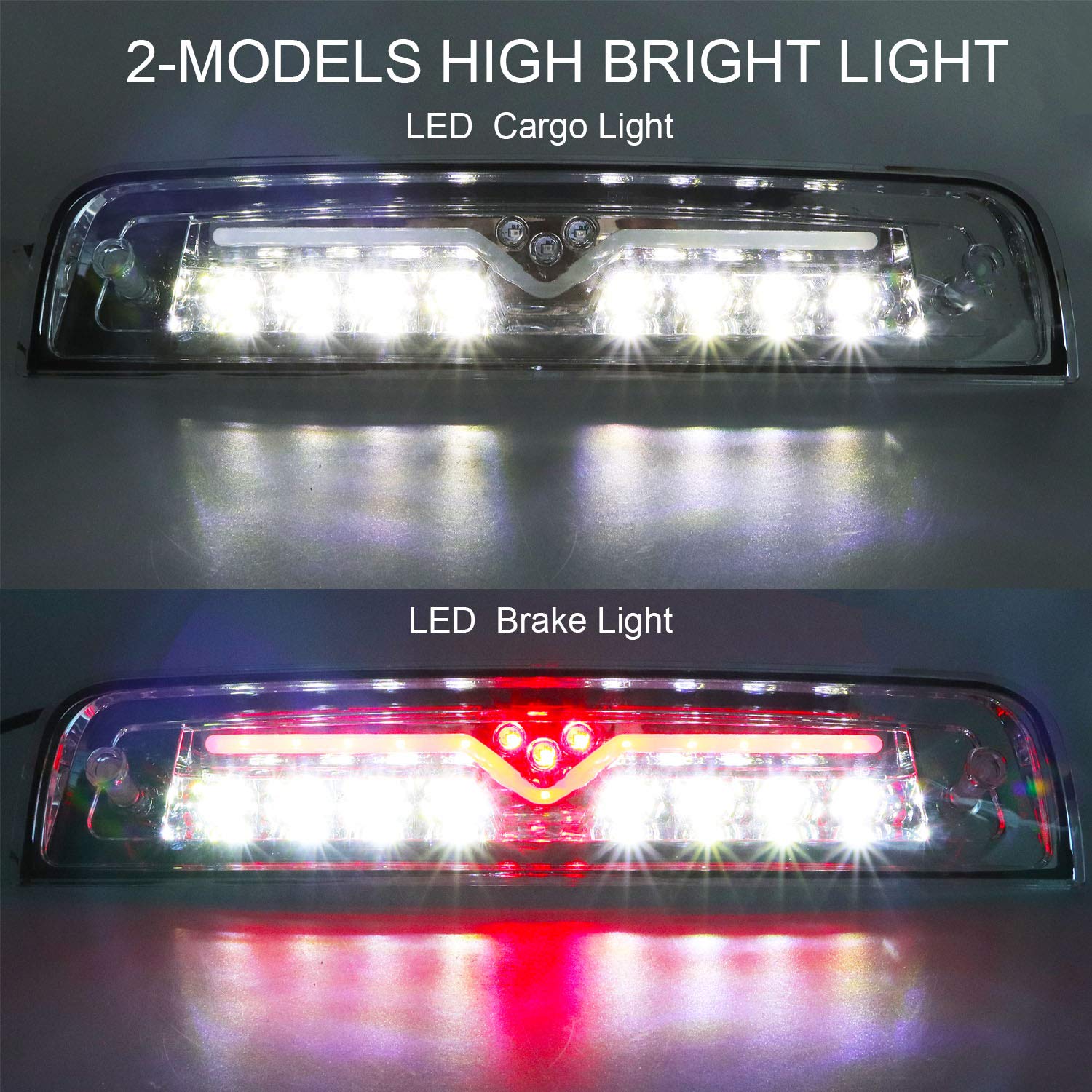 Youxmoto Led 3Rd Brake Light Third Brake Light High Mount Stop Light Rear Tail Light Fit For Dodge Ram 2009-2017 1500 2010-2017