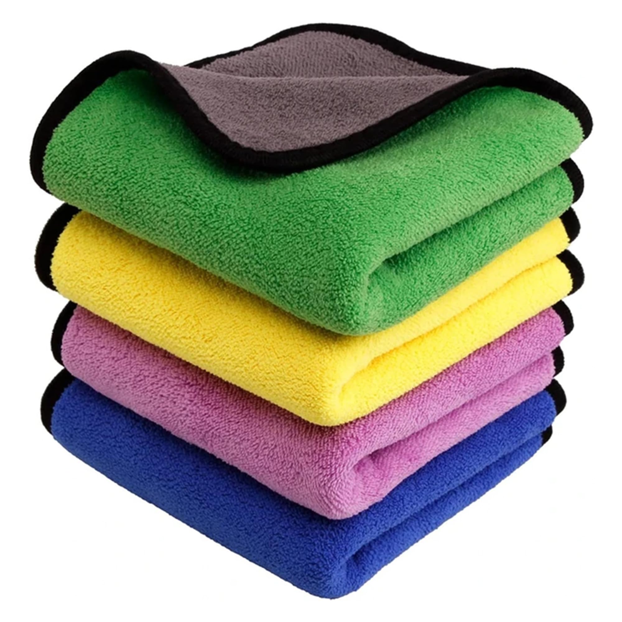 AD COLLECTION Multipurpose Microfiber Cleaning Towel Cloth 800 GSM Highly Absorbent Dust Lint Free Towels for All Vehicles Bike,