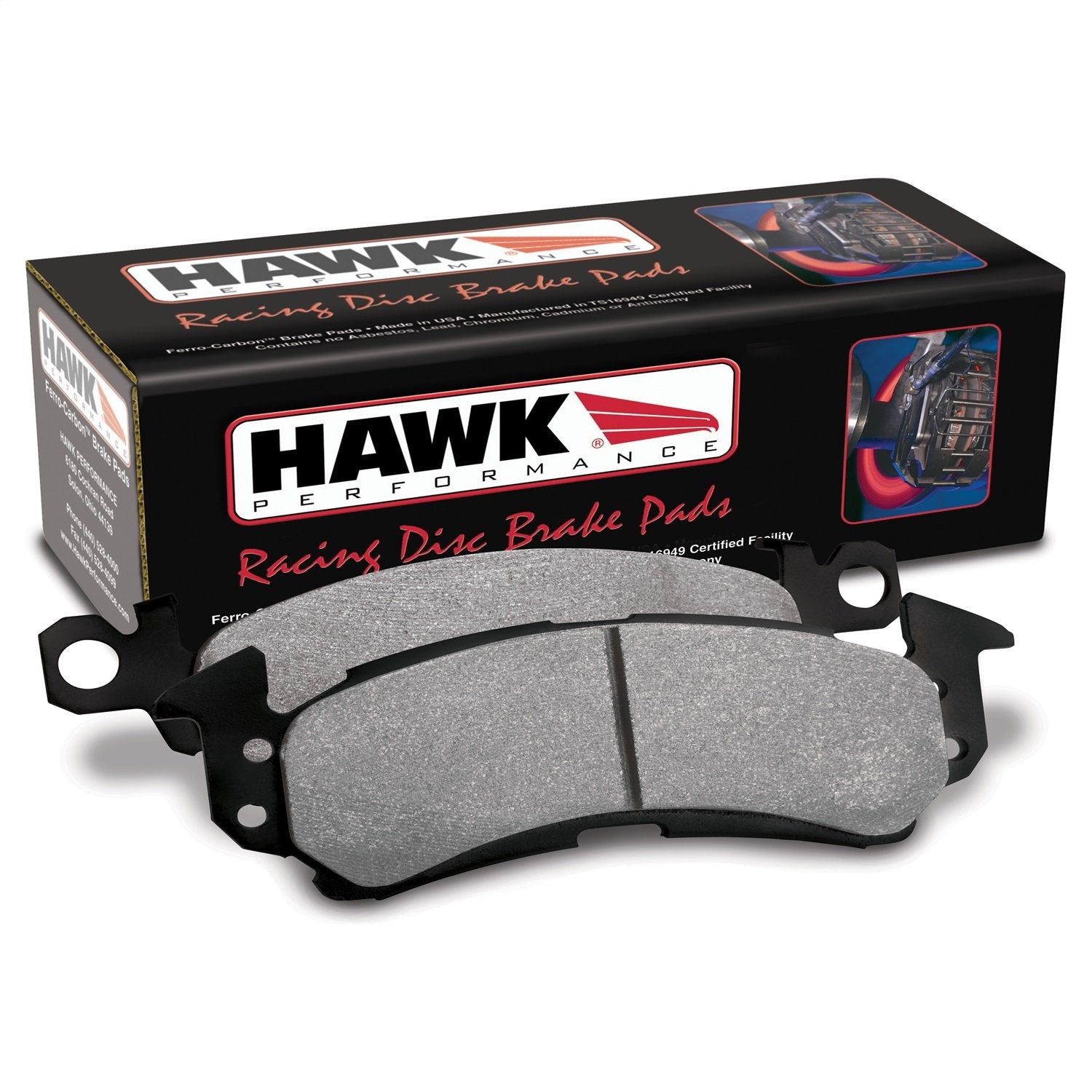 Hawk Performance Hb917N.626 Hp Plus Crossover Street/Motorsport Brake Pads
