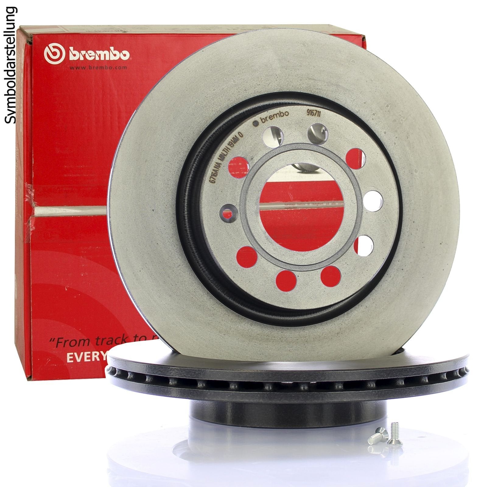 Brembo 09.A971.11 UV Coated vented Front Brake Rotor BUICK (SGM)/CHEVROLET/CHEVROLET (SGM)/OPEL/ROEWE (SAIC)/SAAB/VAUXHALL OE# 5