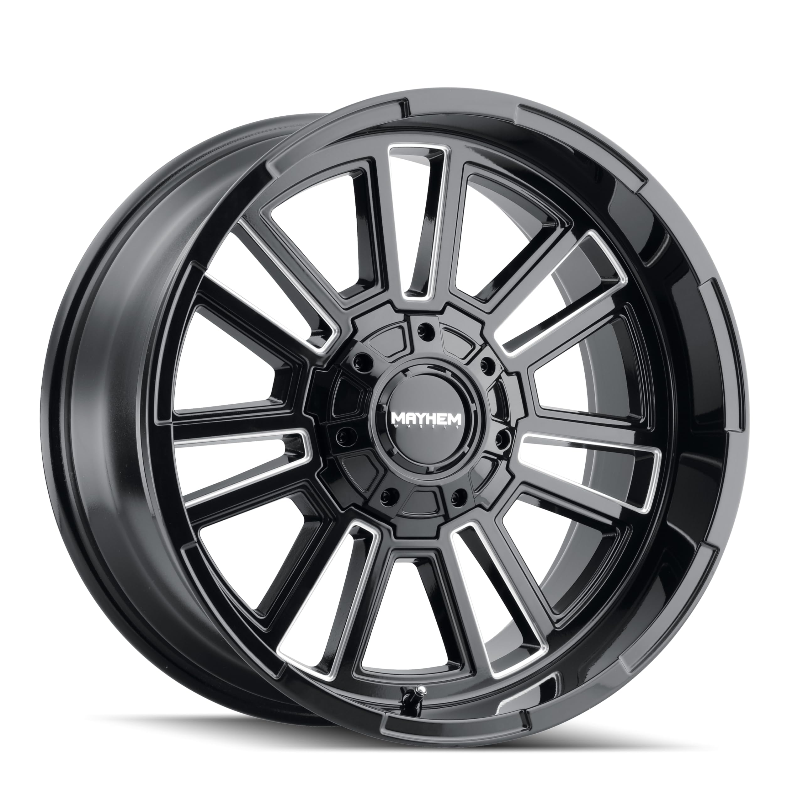 Mayhem Apollo 8115 Gloss Black Milled 20-10 8-170 -19Mm 125.2Mm (1) Wheel
