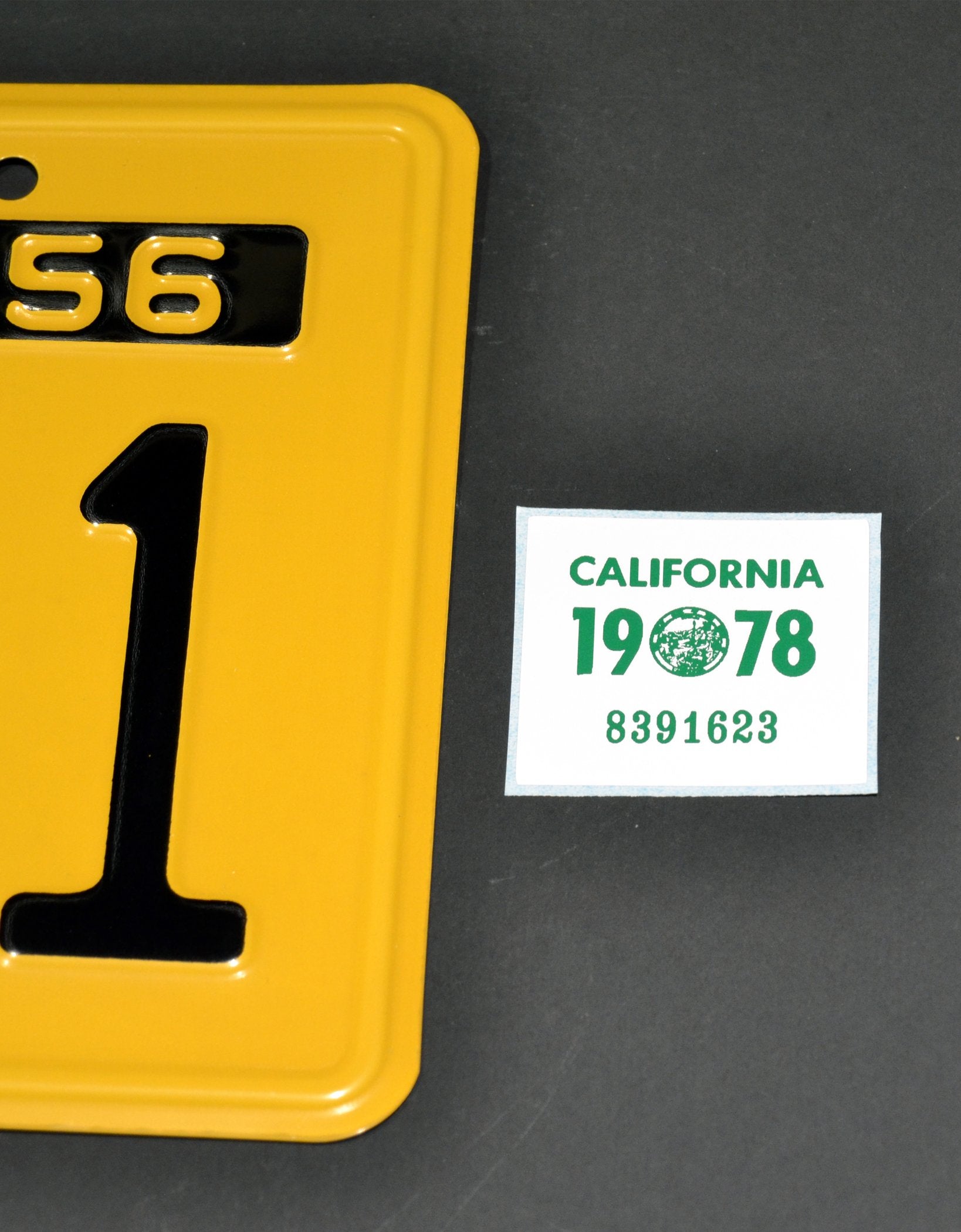 Christine | Cqb 241 | Metal Stamped License Plate