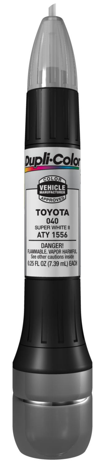 Dupli-Color Aty1556 Scratch Fix All-In-1 Exact-Match Automotive Touch-Up Paint – Toyota Super White Ii – 0.25 Oz. Paint Pen