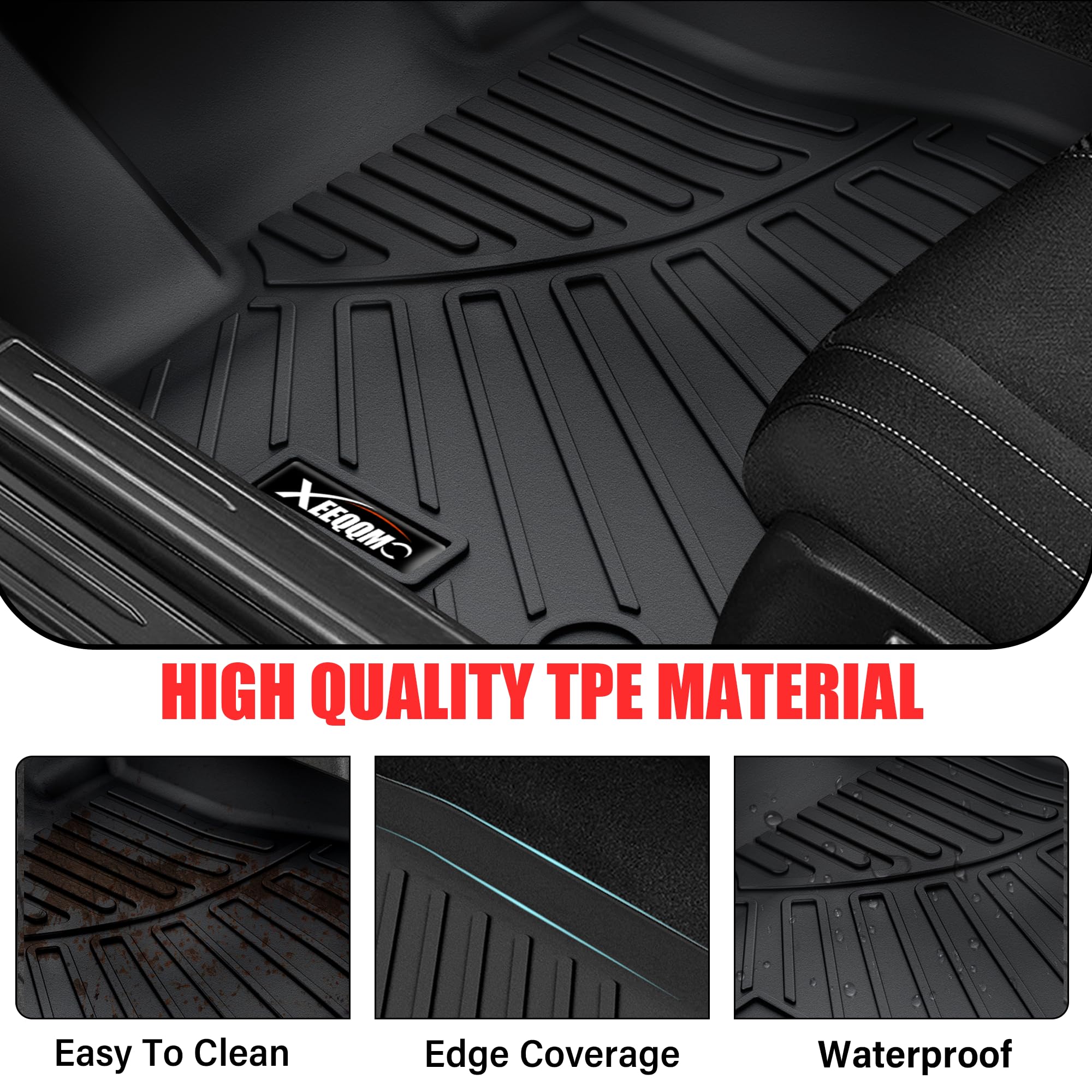 Floor Mats For 2021-2024 2025 Buick Envision With Cargo Liner All Weather Tpe Protection Floor Liners Full Set With Trunk Mat Fo