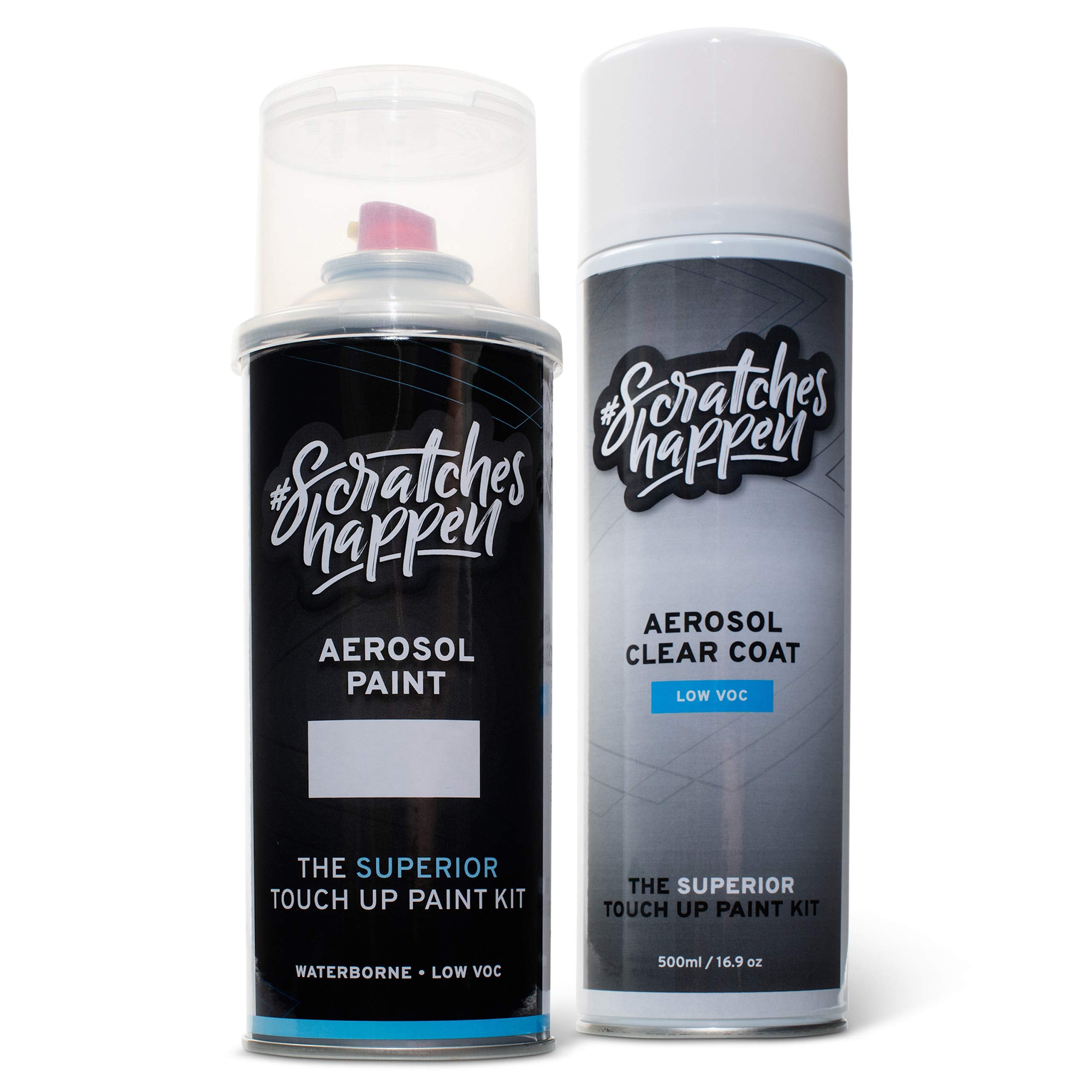 Scratcheshappen Exact-Match Touch Up Paint Kit Compatible With Ford Tuxedo Black Metallic (Uh/M7211A) - Aerosol, Essential