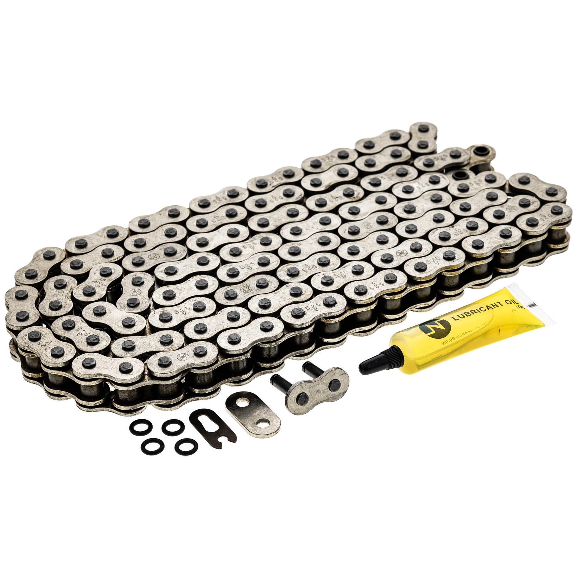 NICHE 525 Drive Chain 122 Links O-Ring with Connecting Master Link for Motorcycle ATV Dirt Bike