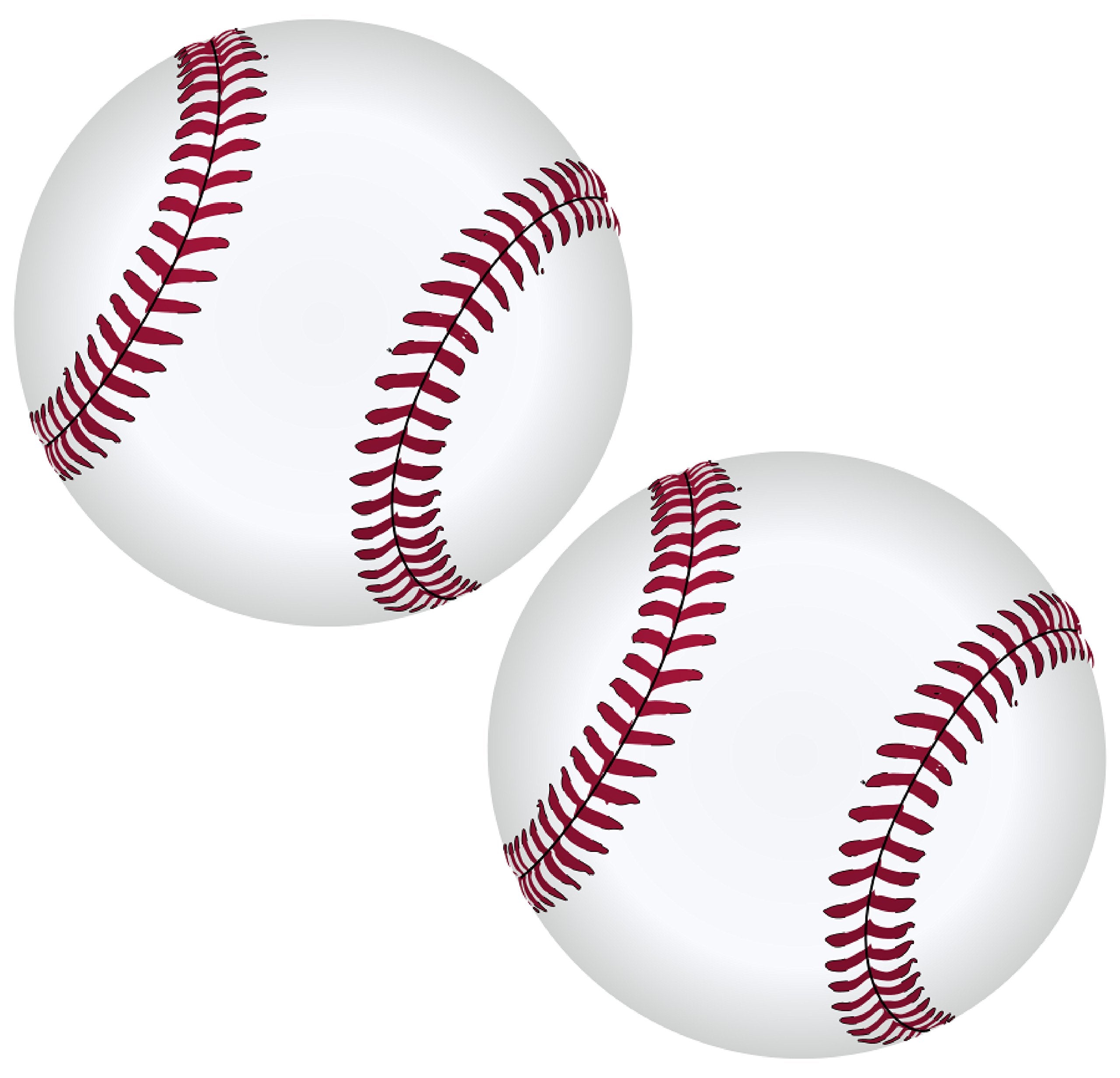 Rogue River Tactical Pack Of 2 Best Round Baseball Base Ball Auto Decal Bumper Sticker Vinyl For Car Truck Van Rv Suv Boat Window Locker