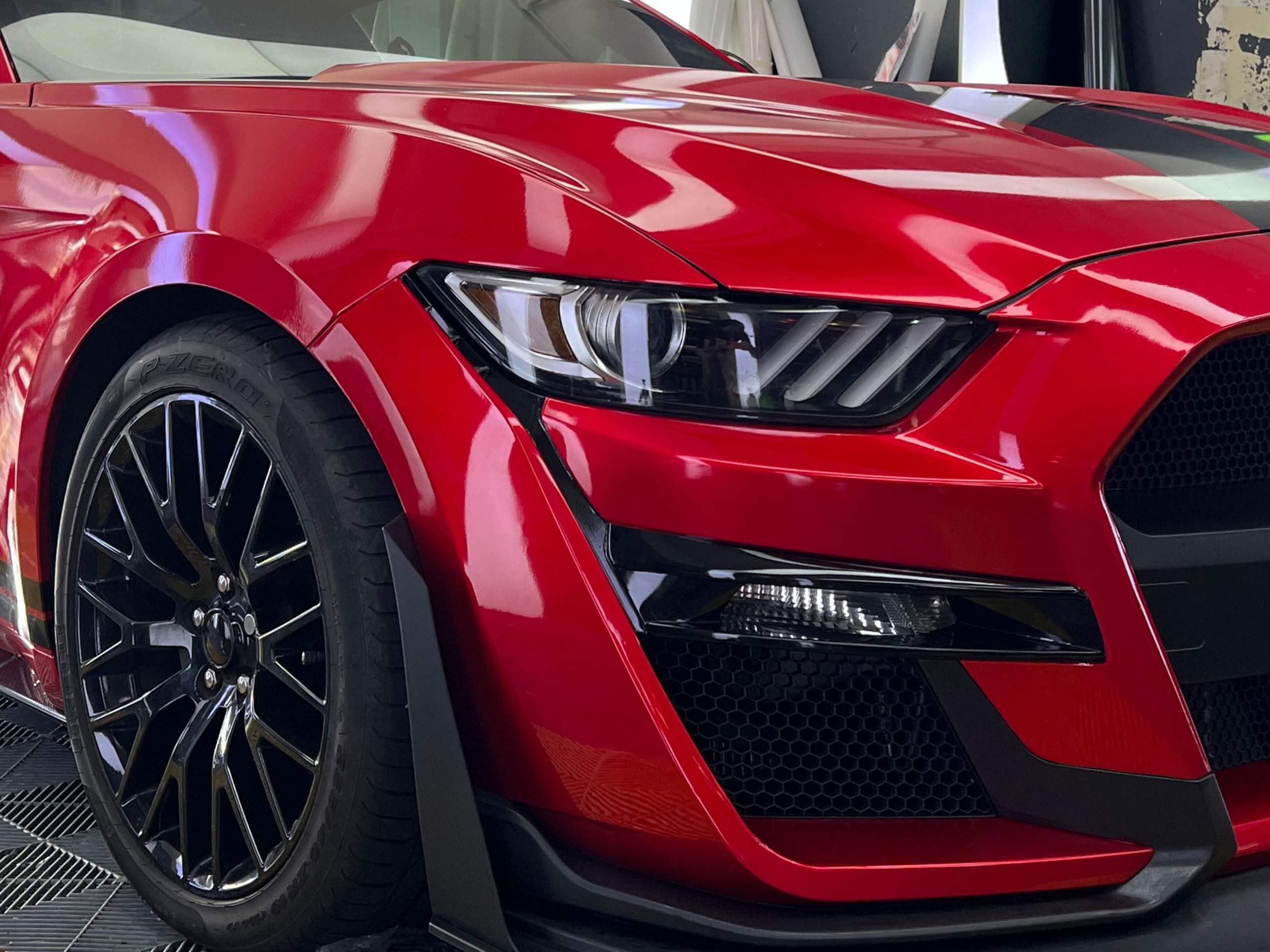 Vvivid+ Ultra Gloss Metallic Candy Red Vinyl Car Wrap Premium Paint Replacement Film Roll With Nano Air Release Technology (50Ft