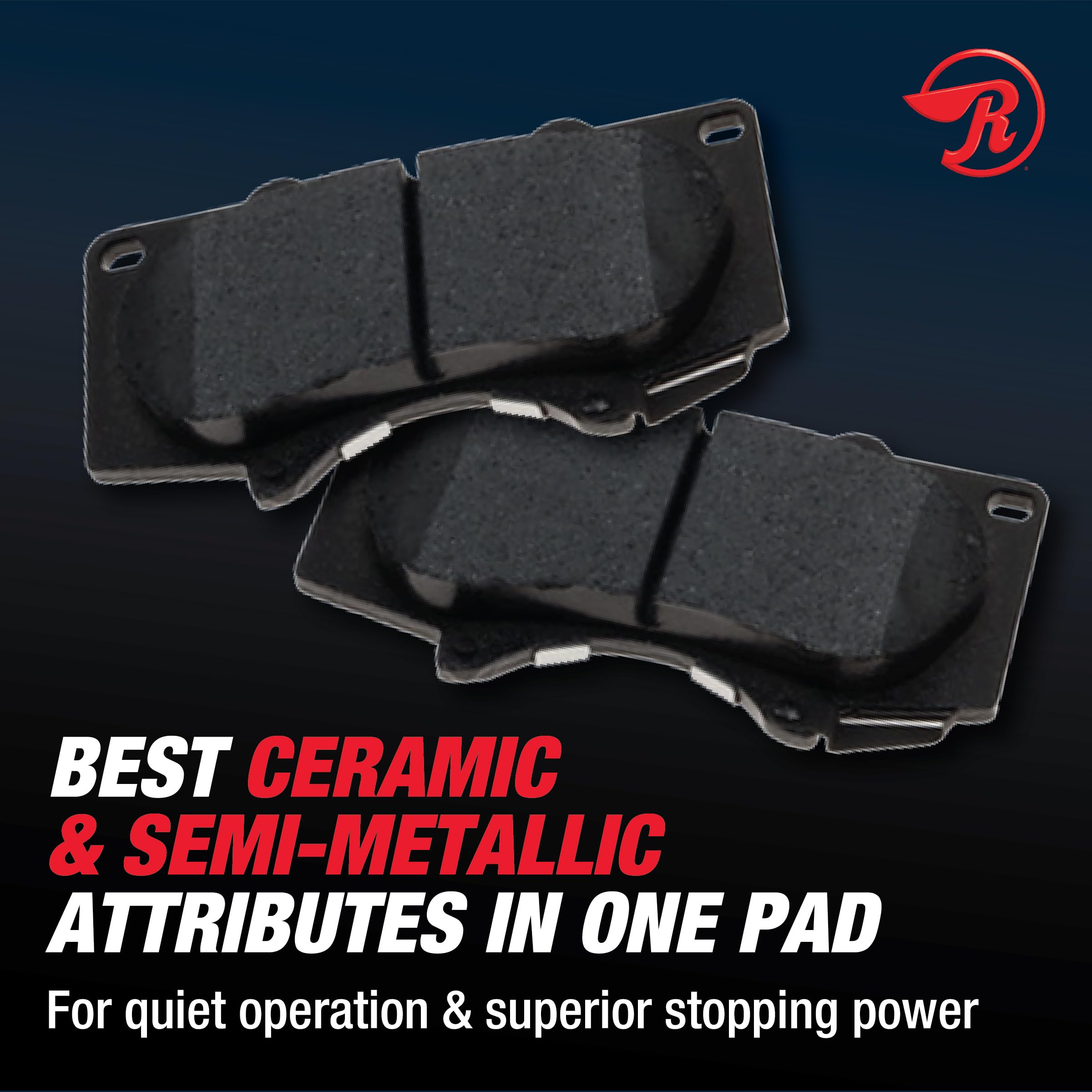 Raybestos Element3 EHTTM Automotive Replacement Rear Brake Pad for Selected Lexus (GX460,GX470,LX450), Toyota (4Runner,FJ Cruise