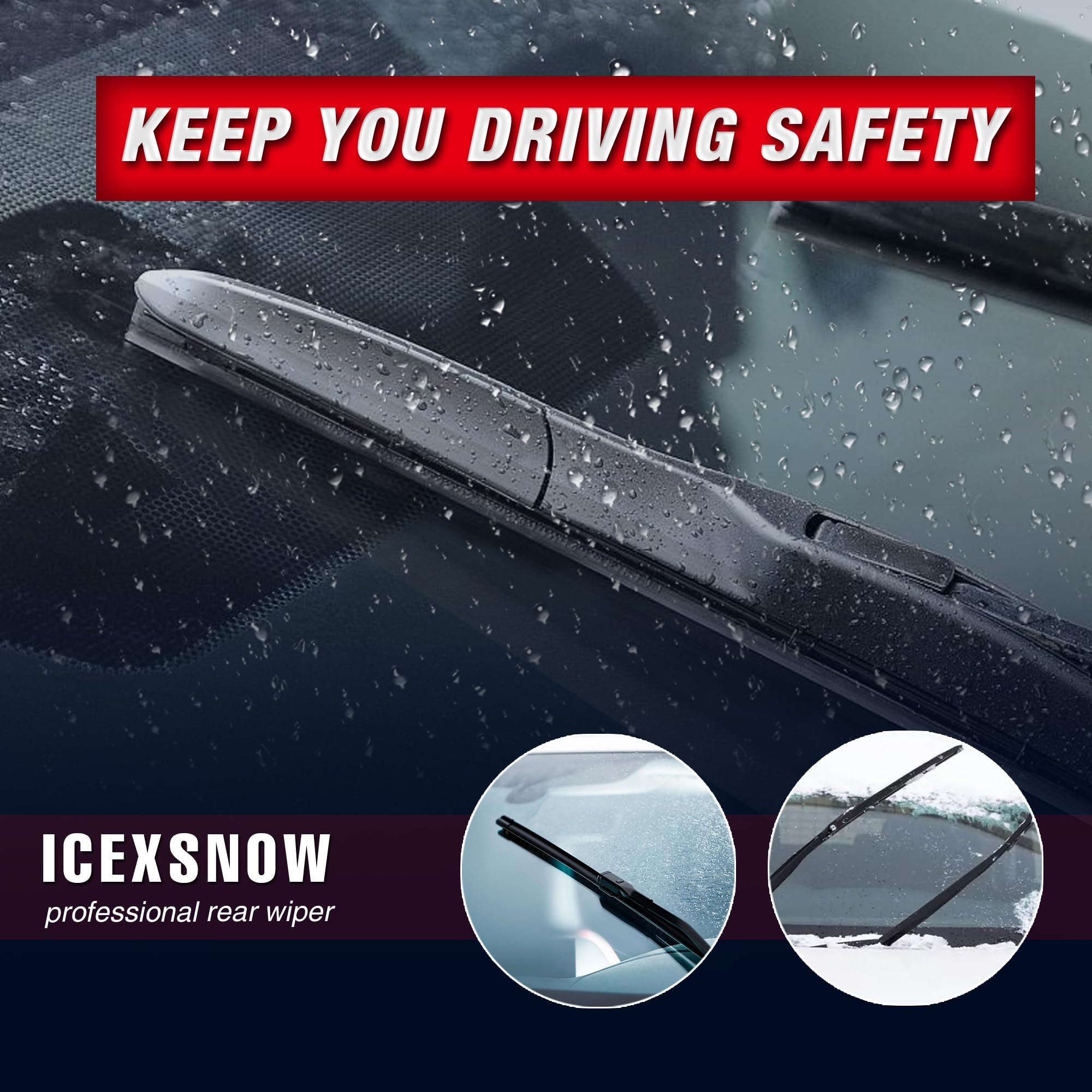 Icexsonw 3 Wipers Windshield Wiper Blades Replacment For Volkswagen Vw Tiguan 2017 2016 2015 2014 2013 2012 2011 2010 2009-Oem W