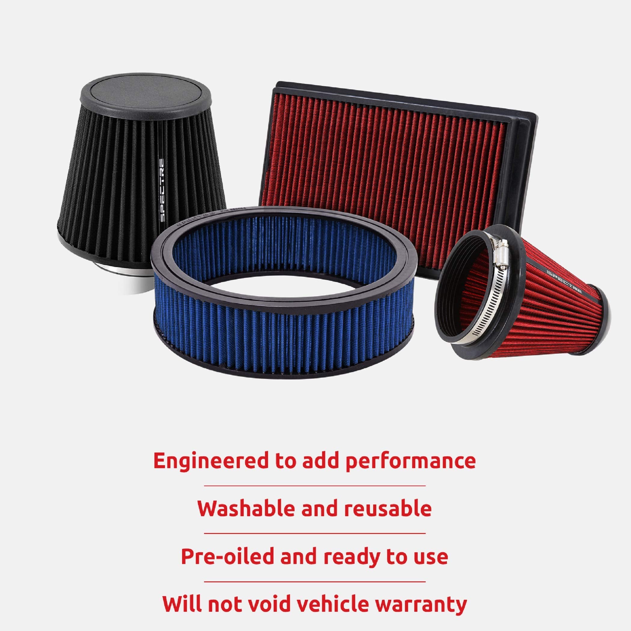 Spectre Engine Air Filter: High Performance, Premium, Washable, Replacement Filter: Fits 2002-2020 Ram/Dodge (1500, 2500, 3500,