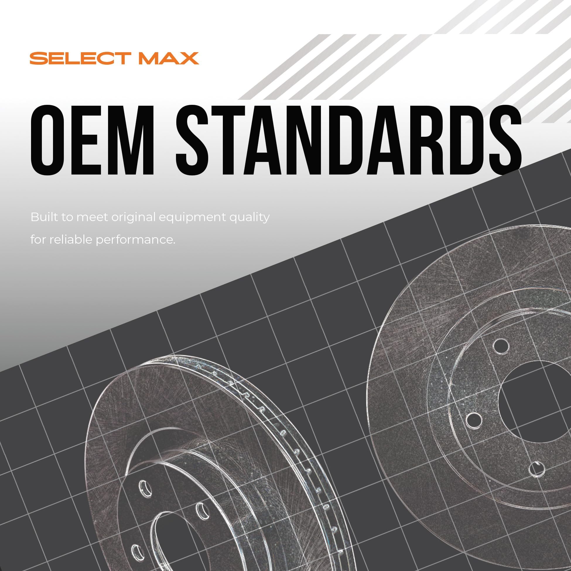 Max Advanced Brakes Front Brake Rotors Compatible With 2016 2017 2018 2019 2020 2021 2022 2023 Mazda 6/Cx-5 Turbocharged Engine