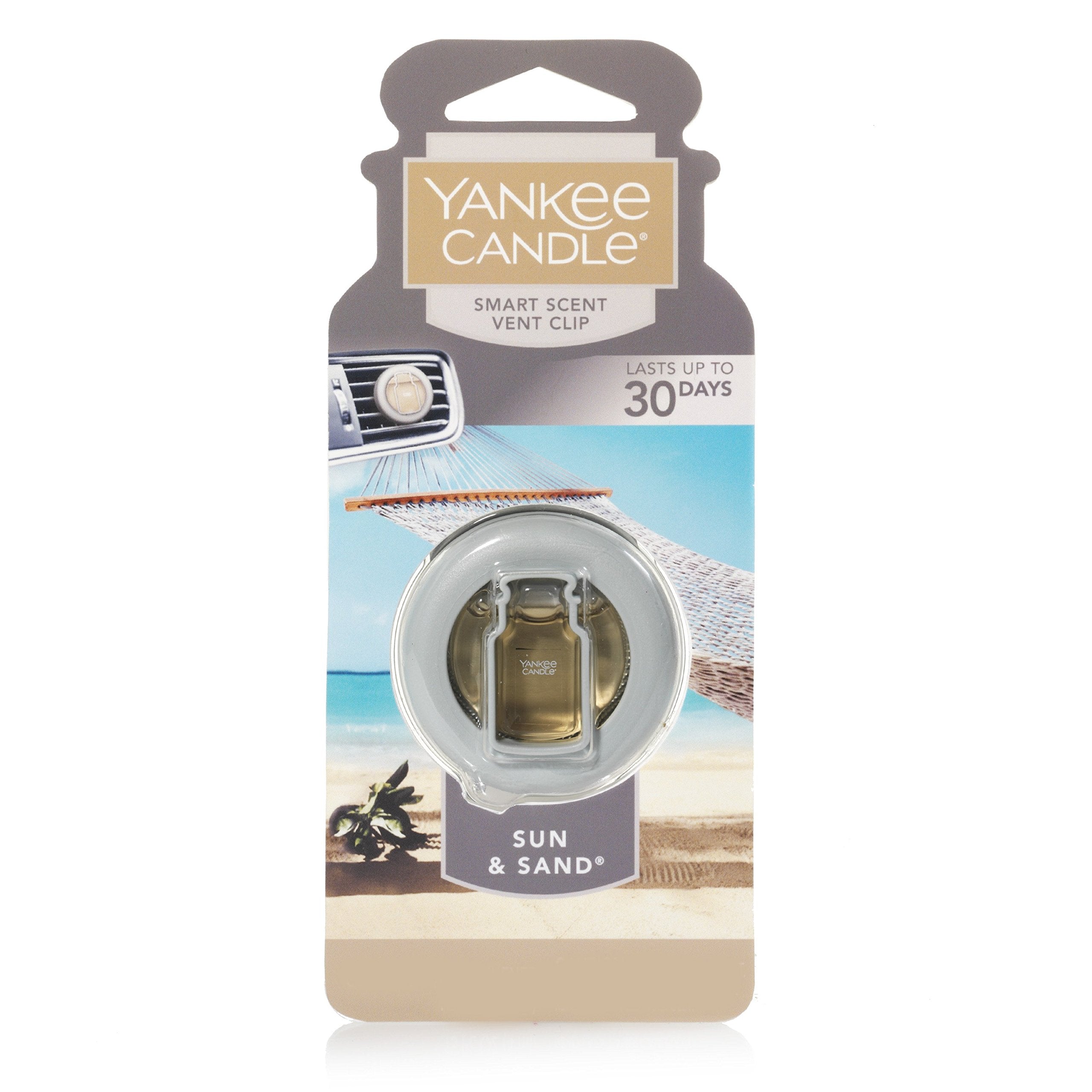 Yankee Candle Car Vent Clip Hw Sun & Sand, Smart Scent