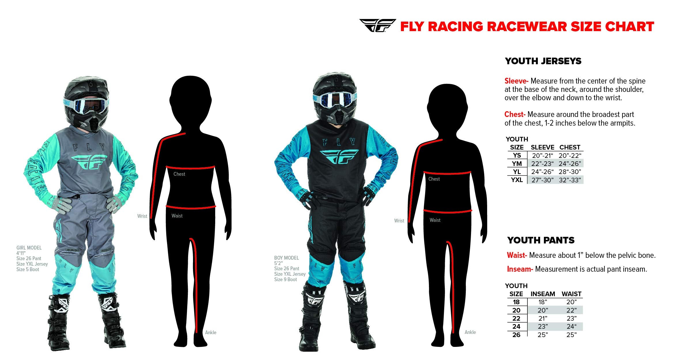 Fly Racing 2022 Youth F-16 Pants (Grey/Black/Hi-Vis, 24)