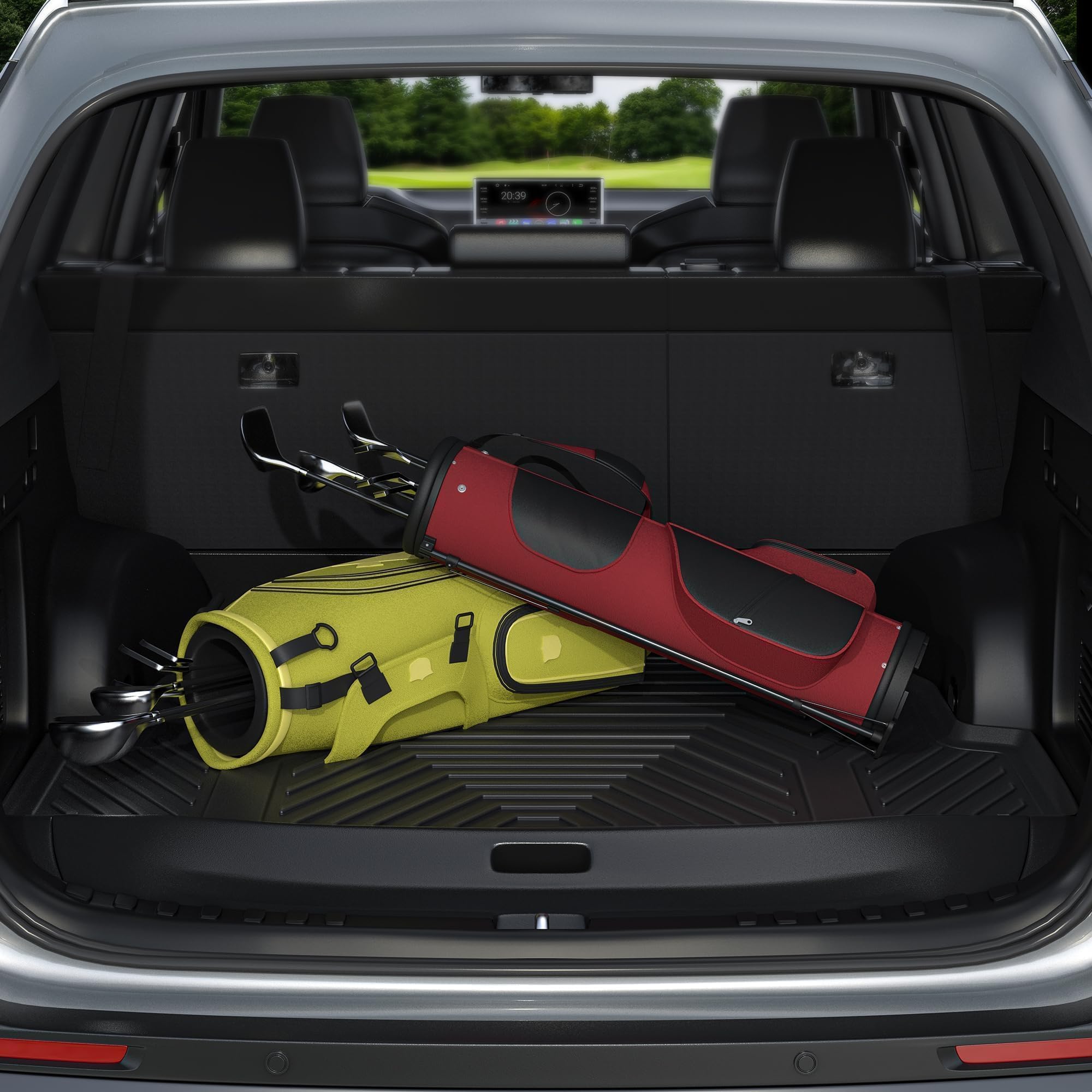 Yitamotor Cargo Mats Fit For 2010-2023 Toyota 4Runner (5 Passenger Models, No 3Rd Seat Or No Sliding Cargo Deck), Custom Fit All