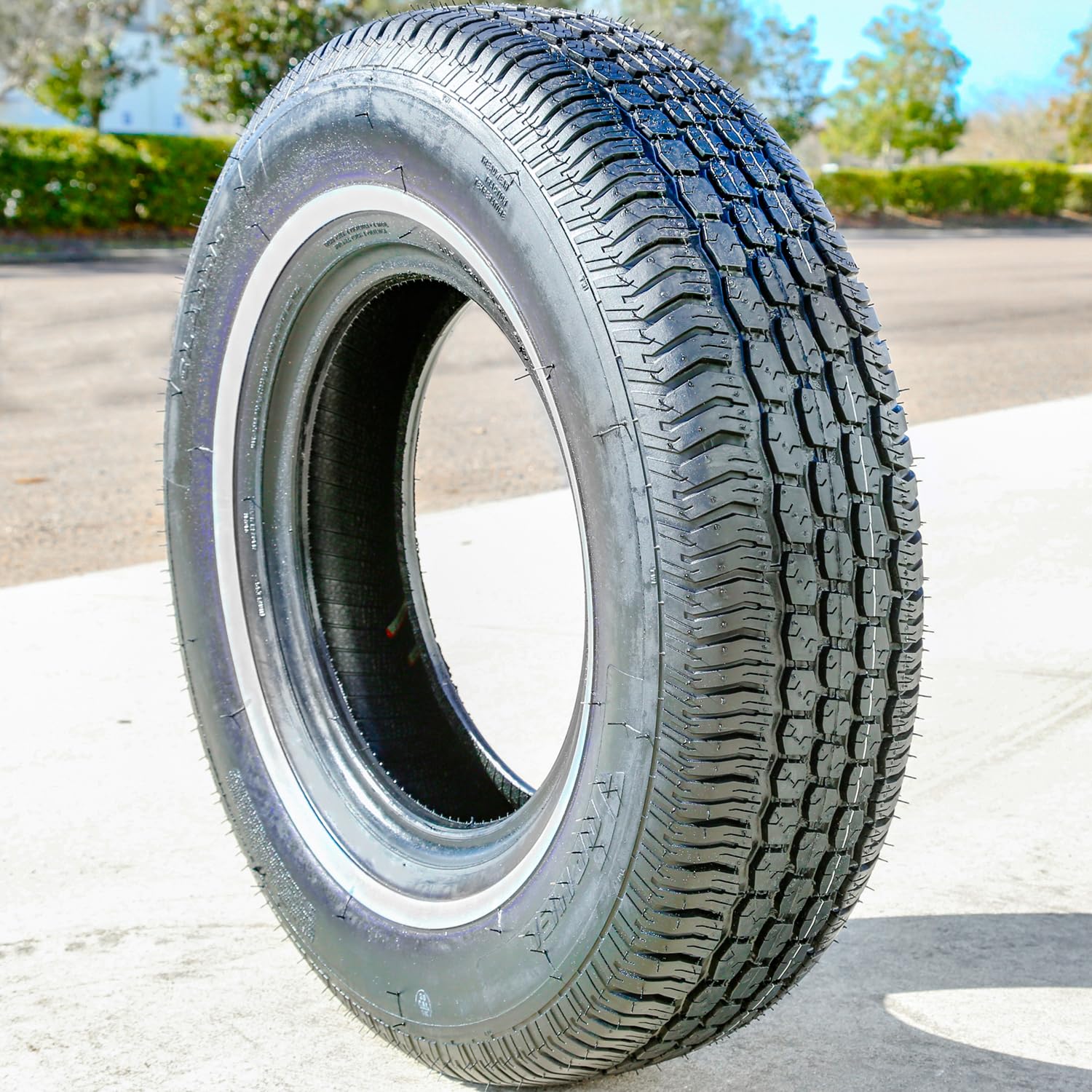 Tornel Classic All-Season Touring Tire 155/80R13 4-Ply WSW White Side Wall