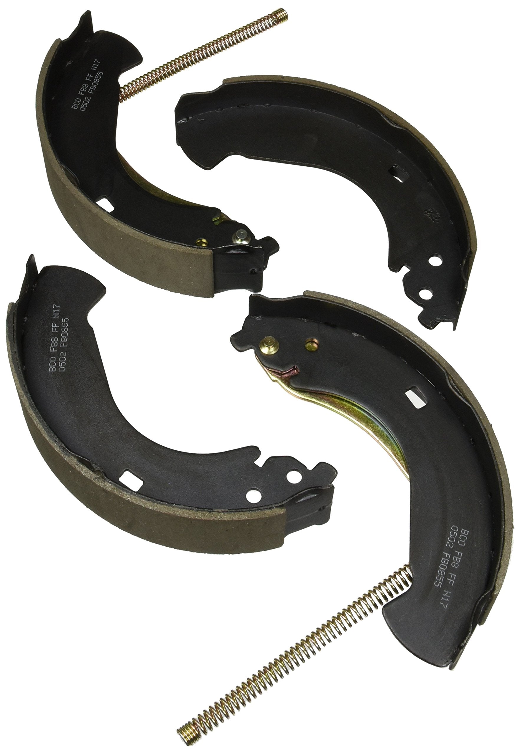 BOSCH BS855 Blue Drum Brake Shoe Set - Compatible With Select Chevrolet Silverado 1500, Silverado 1500 Classic; GMC Sierra 1500,