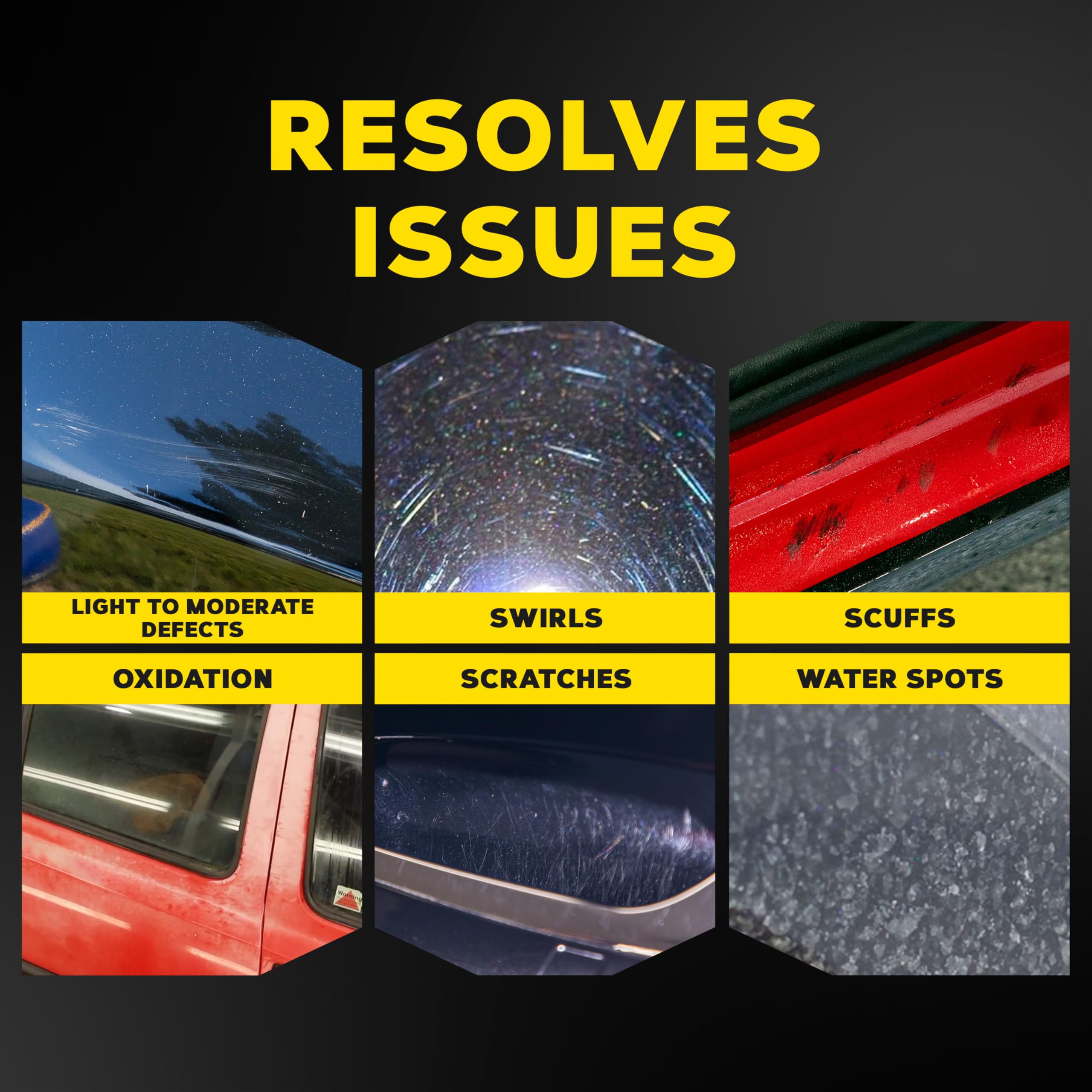 Meguiar's DA Microfiber Cutting Disc Pads, 5" Size, Model DMC5, Ideal for Car Detailing, Removes Scratches and Paint Defects, 2 Pack