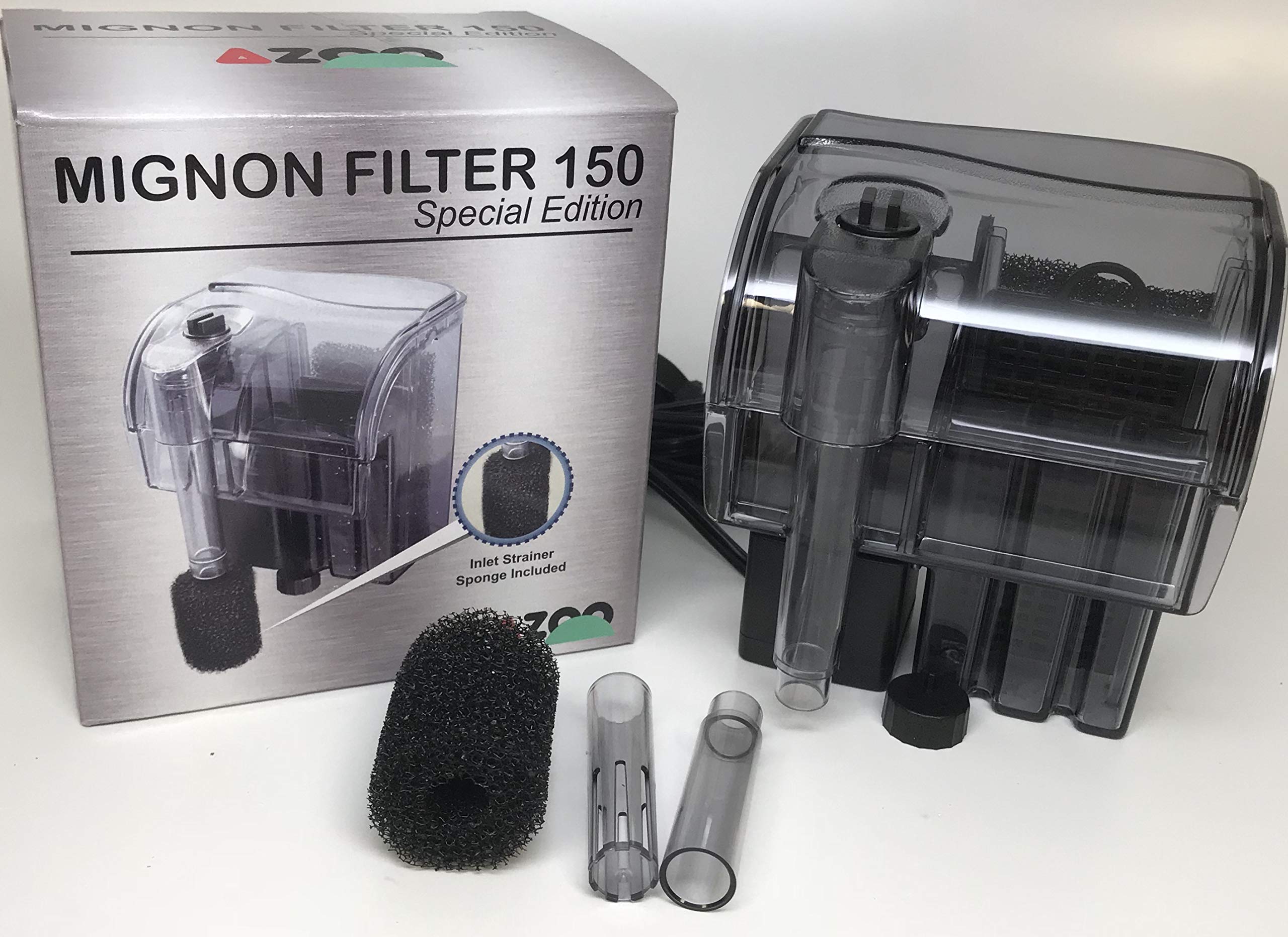 Azoo Mignon Filter 150 Power Filter - Model AZ13107, Compact Aquarium Filtration System