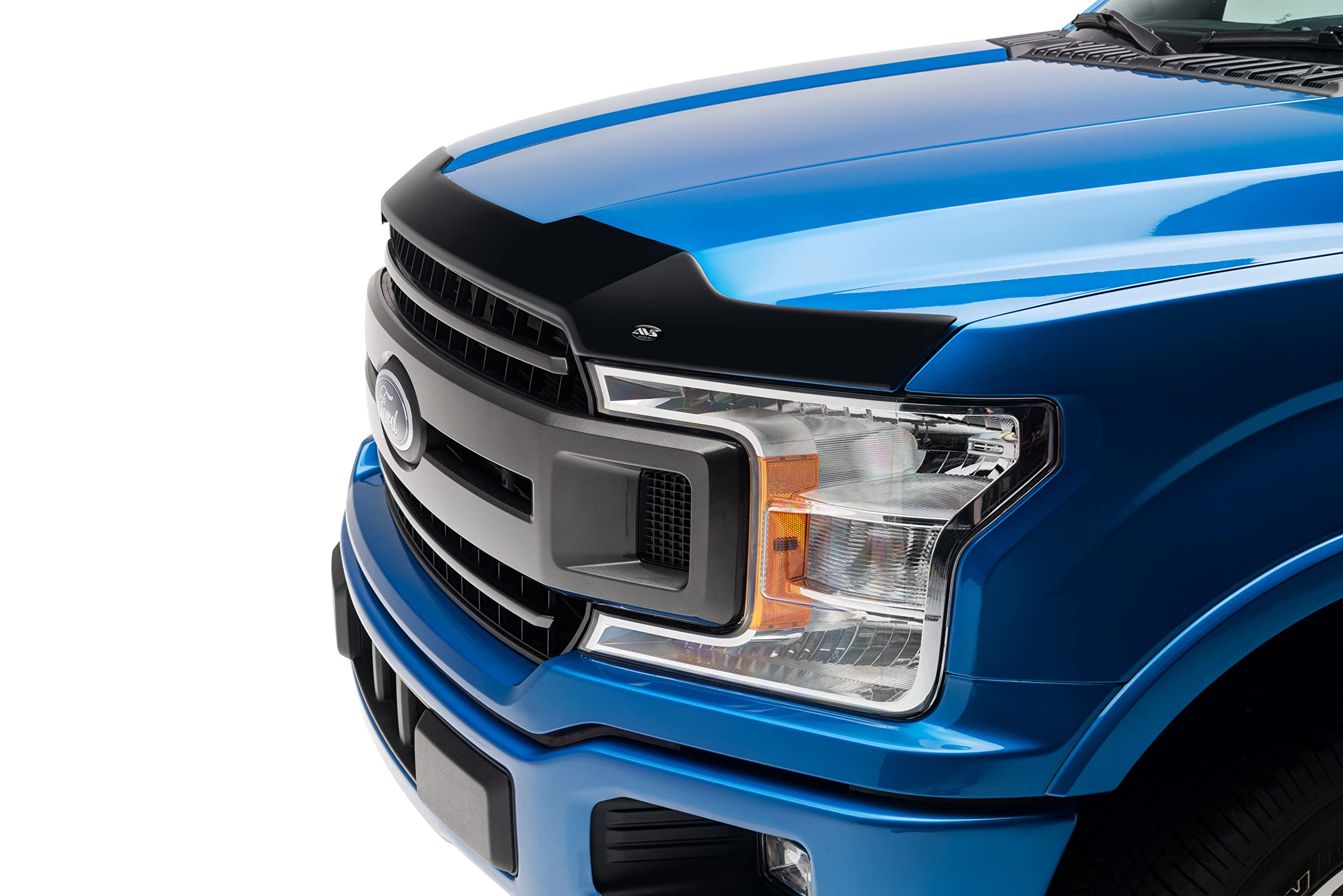 Auto Ventshade [Avs] Aeroskin Hood Protector | Fits 2021 - 2025 Ford F-150, (Excludes Tremor, Platinum, King Ranch) | Low Profile Deflector / Bug Shield - 1 Pc., Smoke | 322196