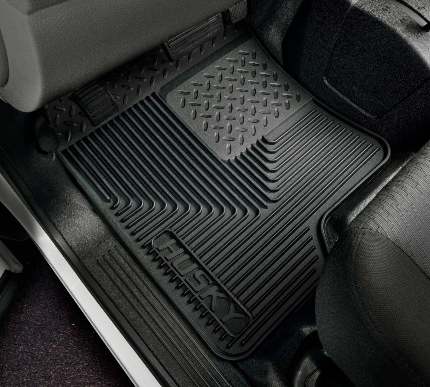 Husky Liners - Heavy Duty Front Floor Mats | 1987 - 1991 Chevrolet Blazer, 1975 - 1986 Chevrolet C20/K20, 1994 - 2001 Ram 1500 ,
