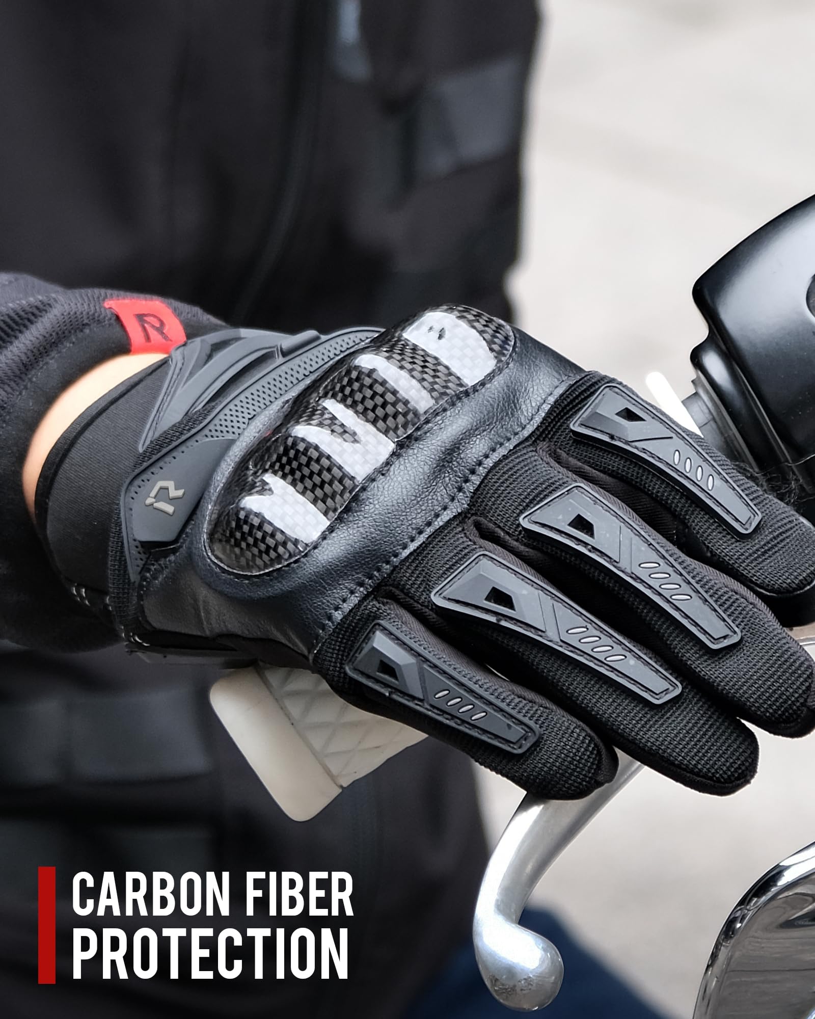 Iron Jia 'S Motorcycle Gloves For Men And Women, Summer Touchscreen Riding Gloves With Palm Sliders, Protective Gear For Road Ra