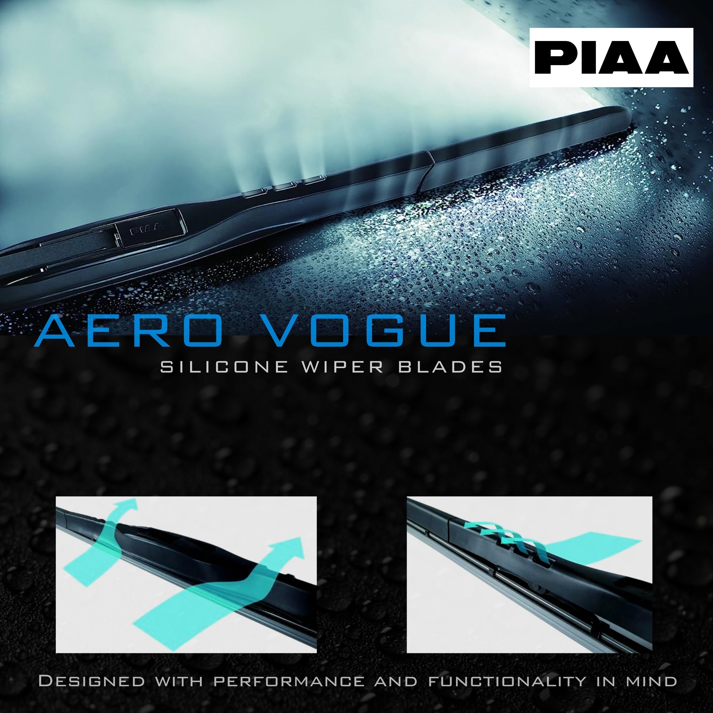 Piaa 96130 Aero Vogue Silicone Wiper Blade - 12 300Mm (Pack Of 1)