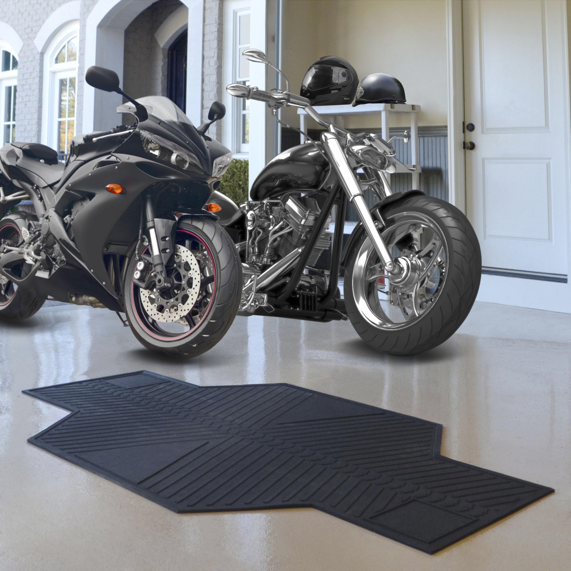 Fanmats 15208 Alabama Crimson Tide Motorcycle Mat