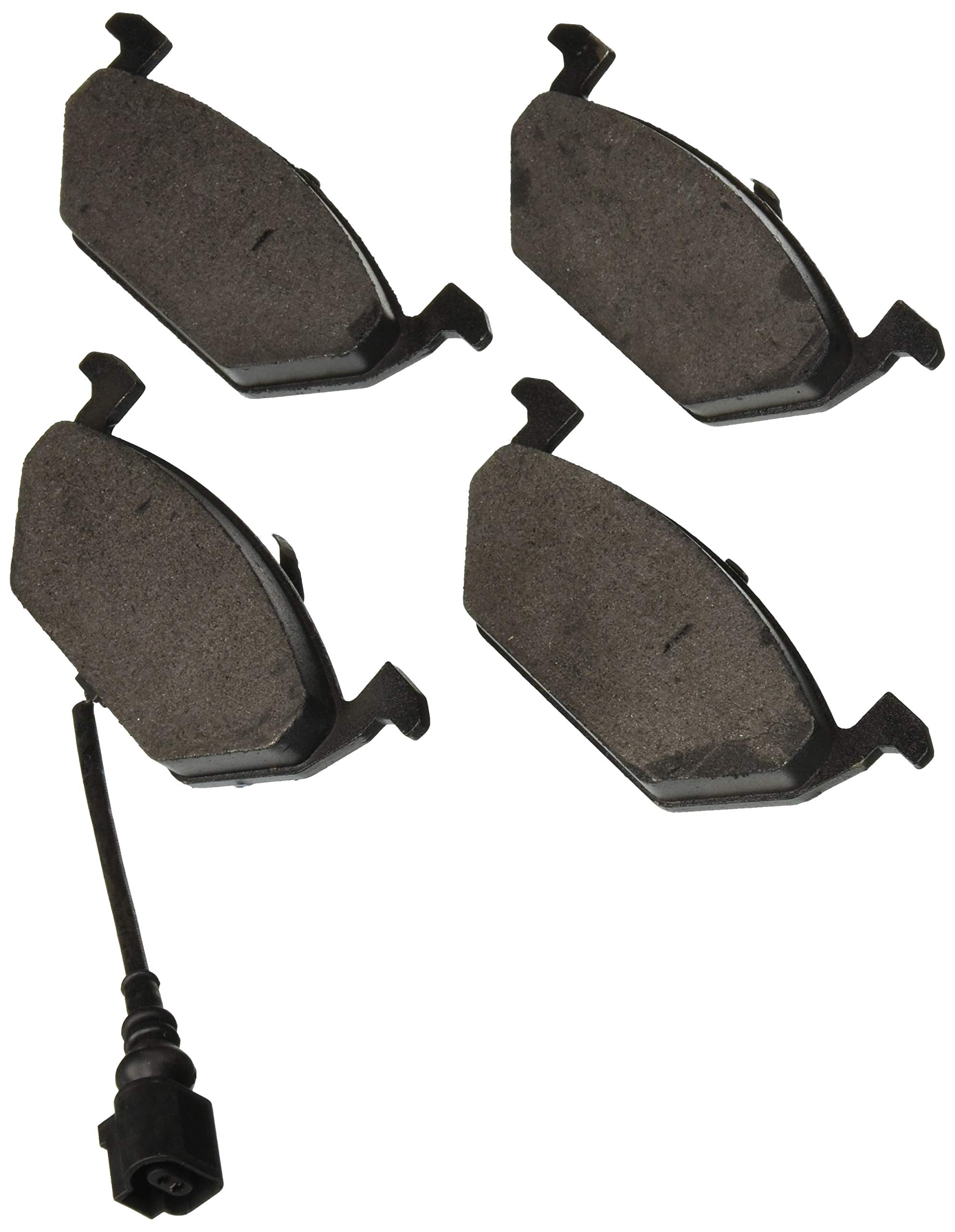 BOSCH BE768AH Blue Semi-Metallic Disc Brake Pad Set With Hardware - Compatible With Select Volkswagen Beetle, Golf, Golf City, J
