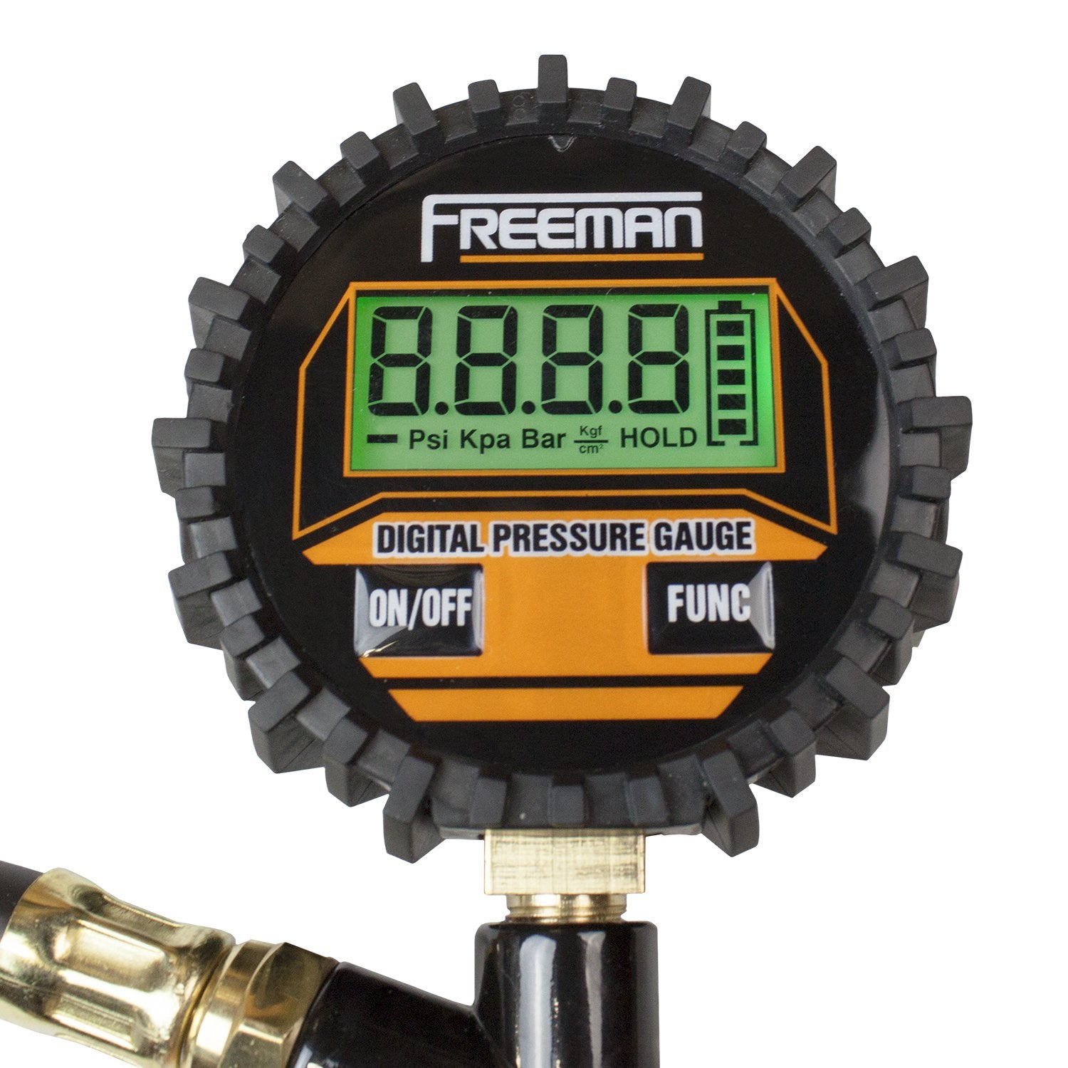 Freeman FATDTI Digital Tire Inflator with LCD Pressure Gauge, Compact Design, Accurate Readings