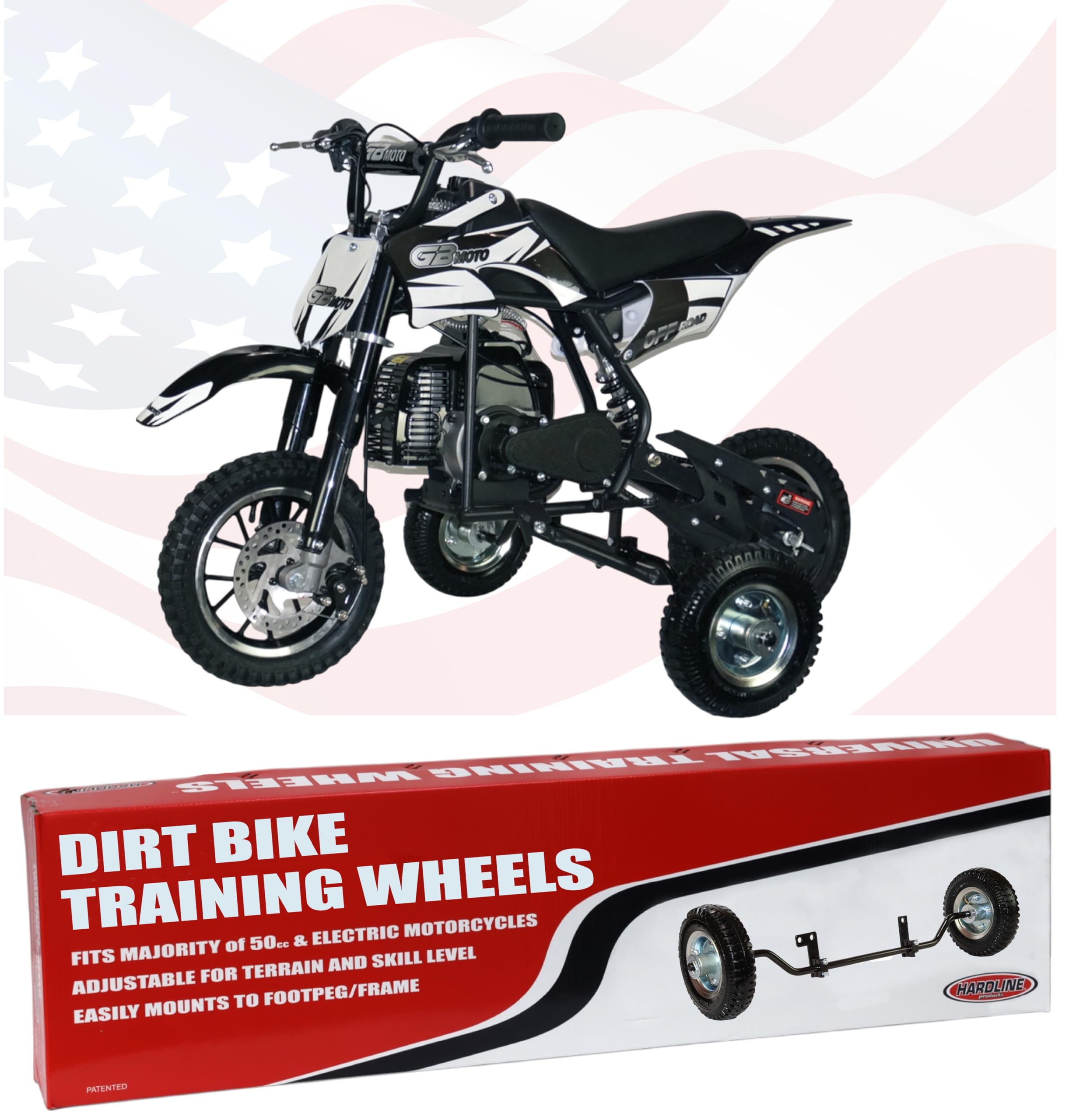 Hardline Products Usa Wheels For Tots Training Wheels (Frp Db001-Frp Db002-Frp Db003)