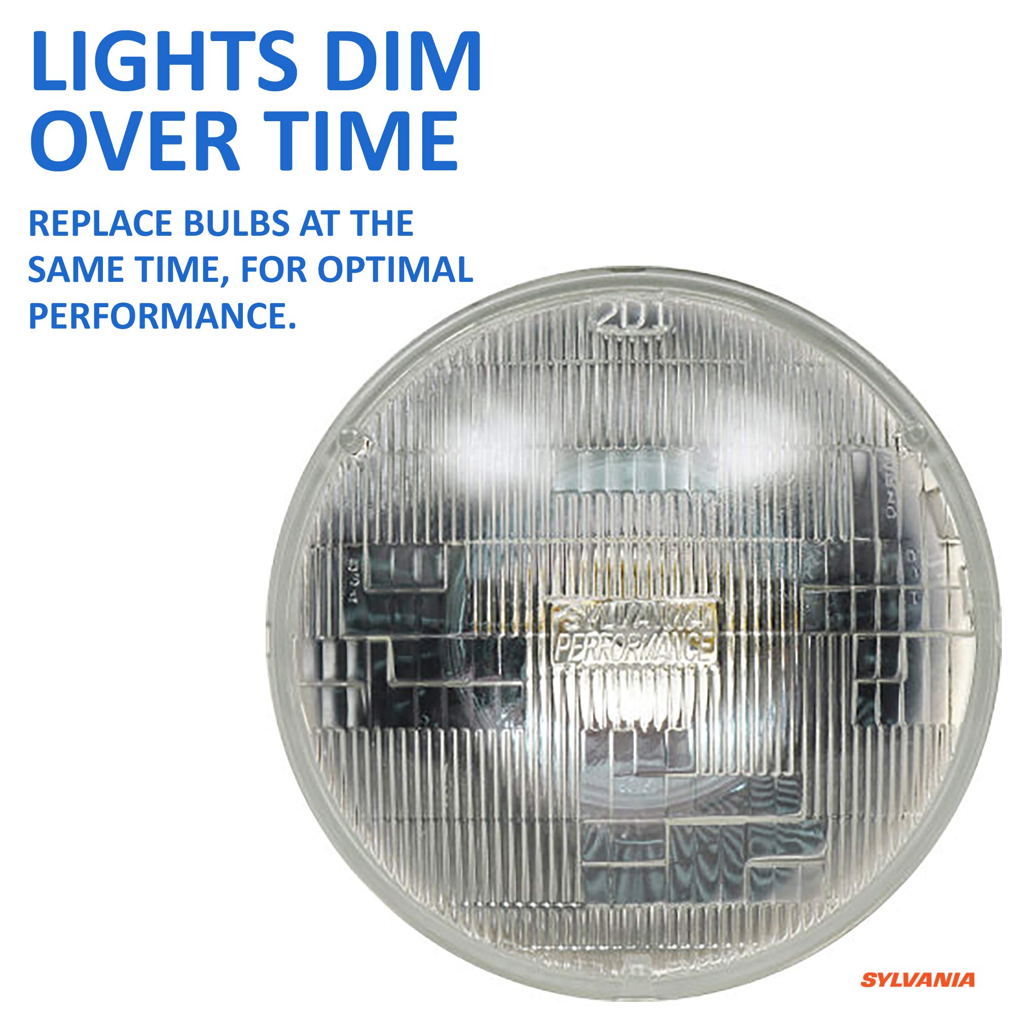 Sylvania - H6024 Silverstar Sealed Beam Headlight - High Performance Halogen Headlight Replacement (7 Inch Round) Par56, Brighte