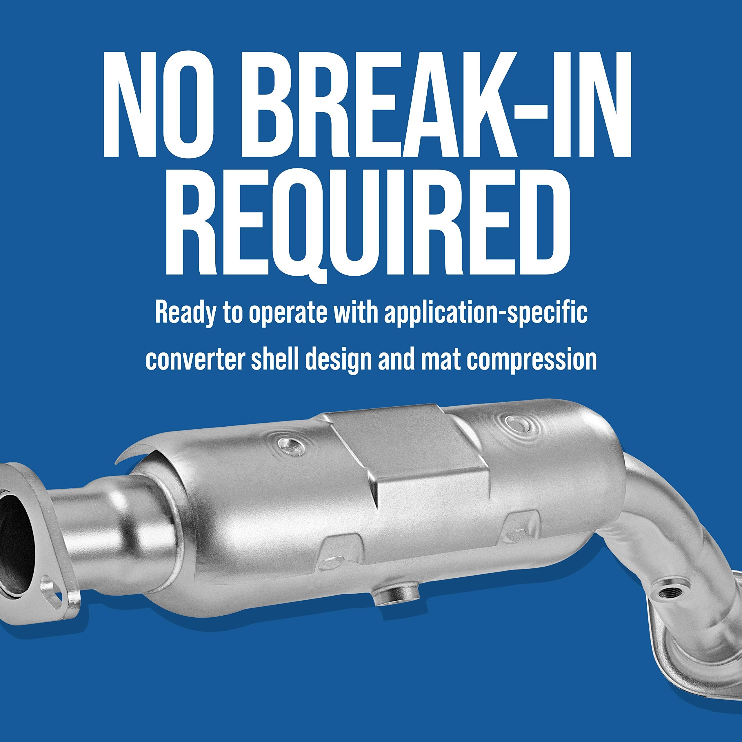Walker Exhaust Standard Epa 15052 Universal Catalytic Converter 2.25'' Inlet (Inside) 2.25'' Outlet (Inside)