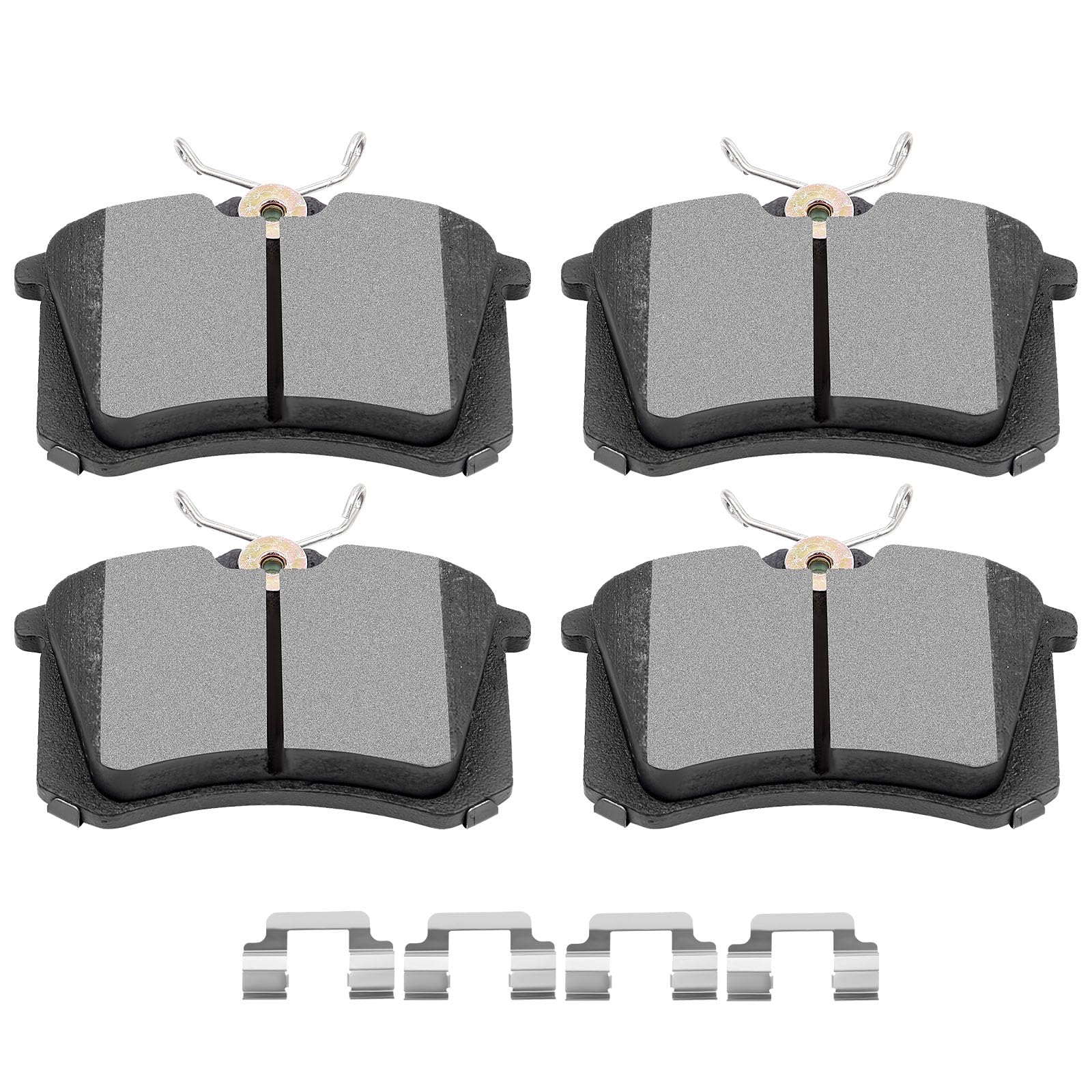 Ceramic Brake Pads Kit,Scitoo Brake Pads Rear Fit For Acura Cl/Csx/El/Ilx/Integra/Legend/Rsx/Tl/Tsx/Vigor,For Honda Accord/Civic
