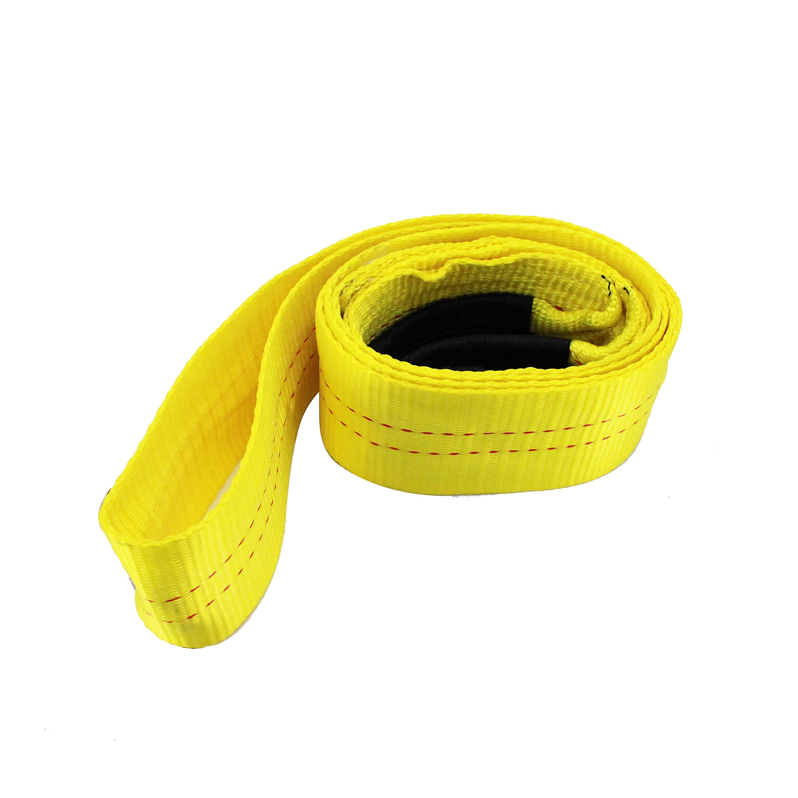 HFS(R) Yellow Tree Saver, Winch Strap, Tow Strap 30,000 Pound Capacity (3X8FT)