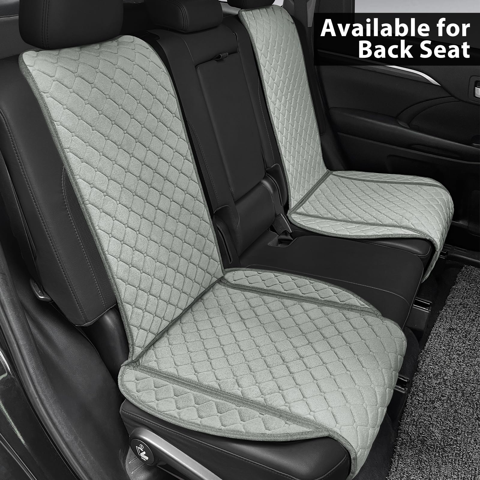 Surpassme Comfortable Car Seat Covers Universal Front Seat Covers For Car Accessories, Padded Car Interior Covers For Automotive