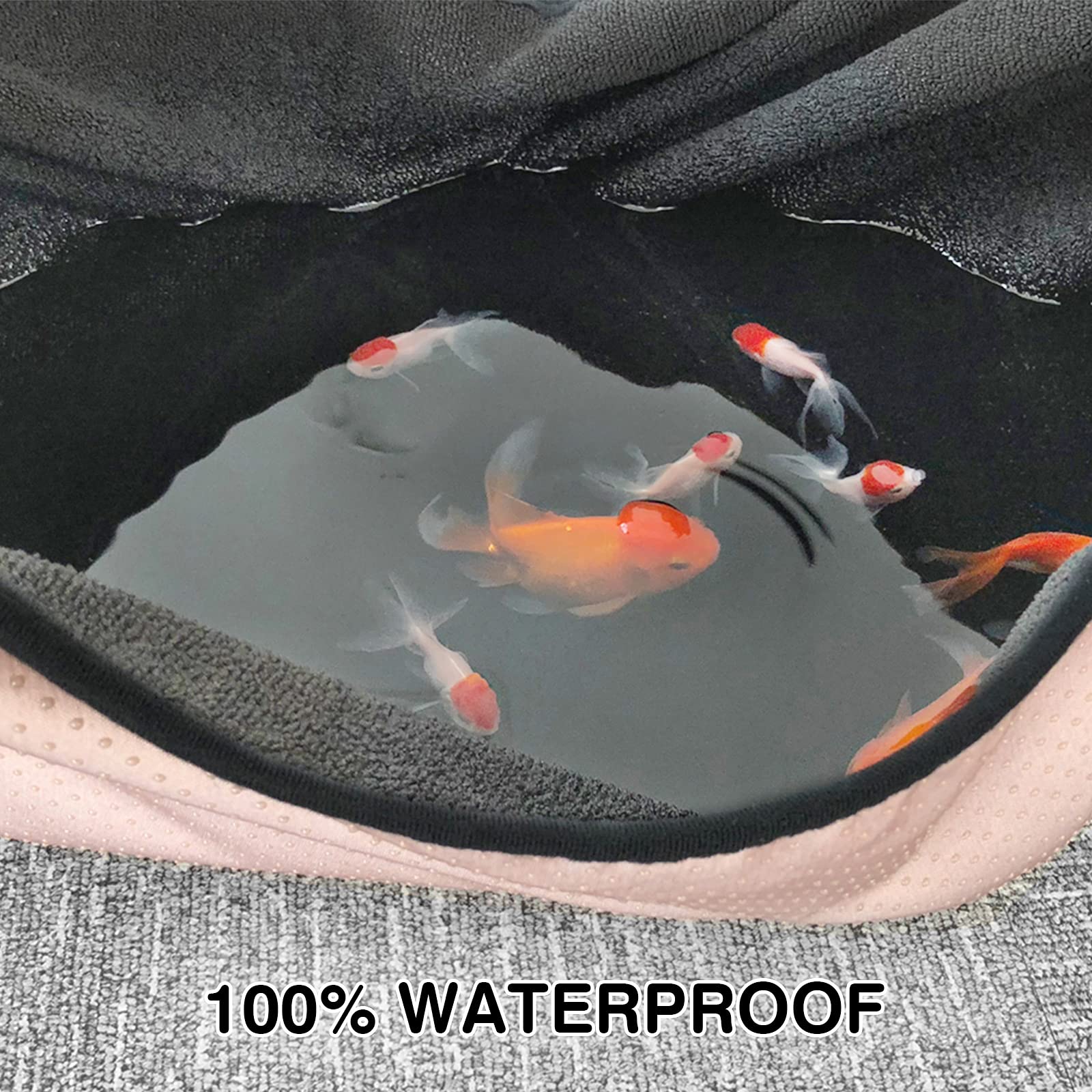 Leader Accessories 2Pcs Grey Waterproof Towel Auto Car Seat Cover Protector Machine Washable - Fit Yoga Running Crossfit Athlete