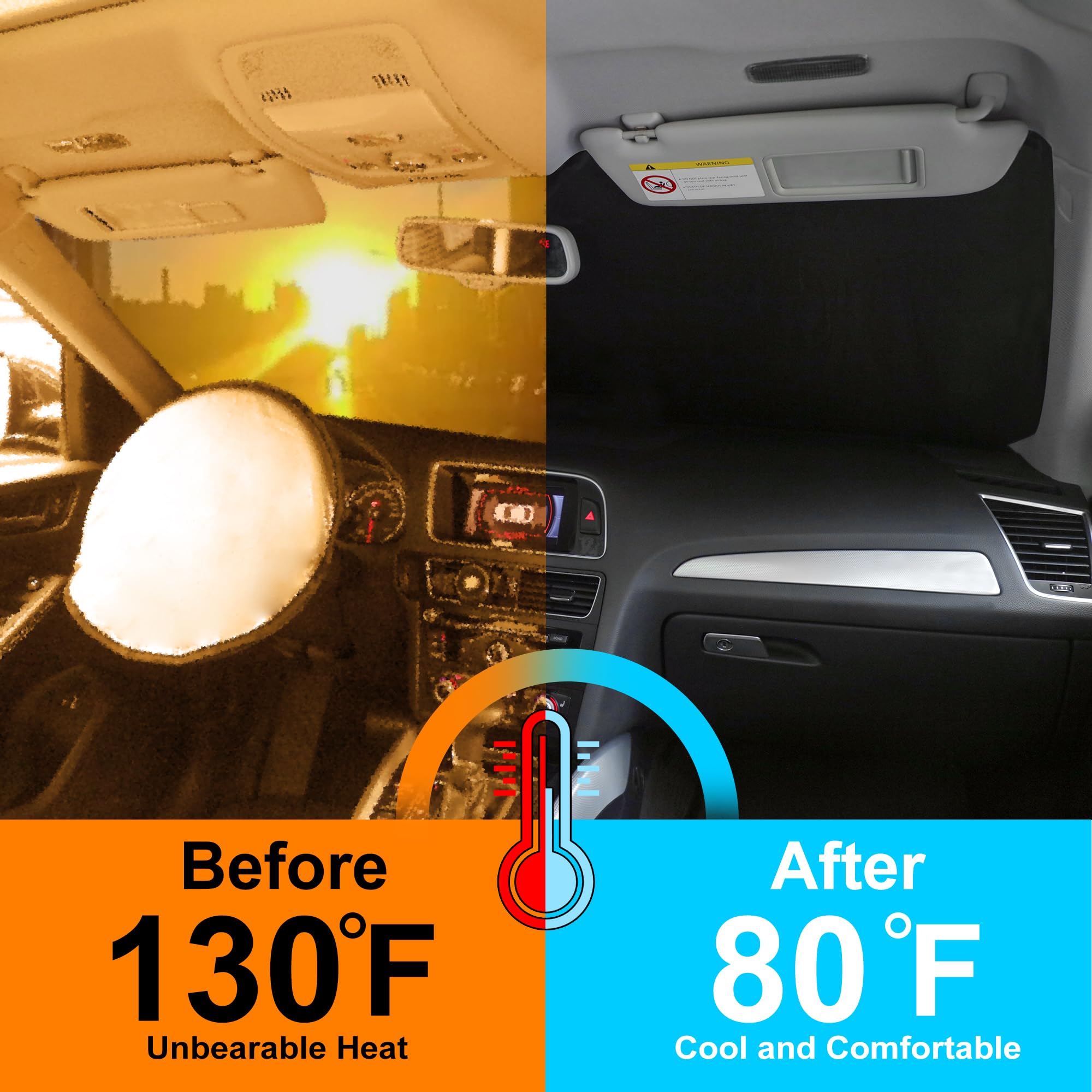 Yycke Windshield Sun Shade Accessories Compatible With 2025 2024 2023 2022 2021 2020 Escape S, Se, Se Sport Hybrid, Sel, Titaniu