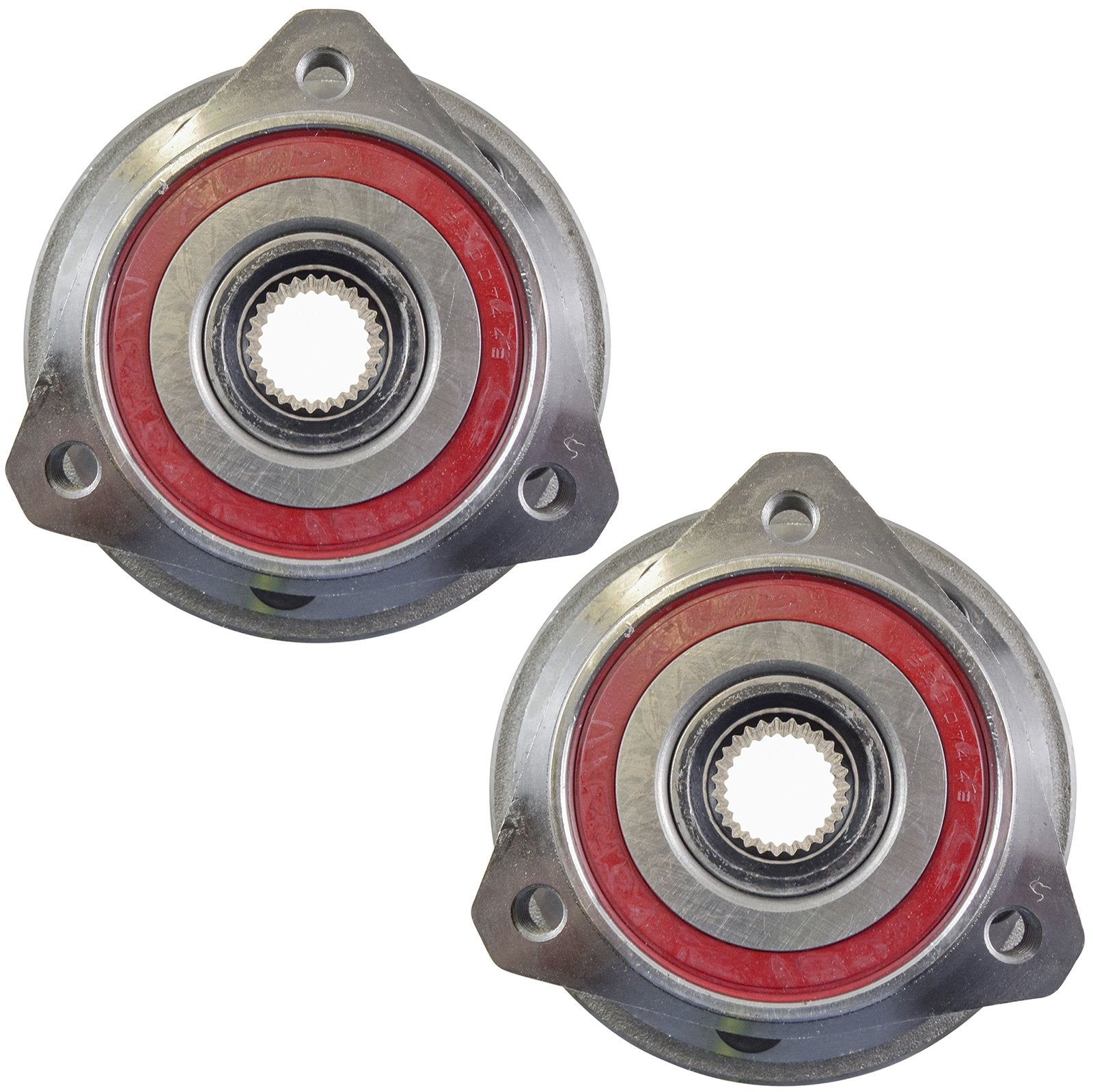 Trq Front Wheel Hub Bearings Assembly Set Compatible With 1999-2001 Jeep Cherokee 1999-2006 Wrangler