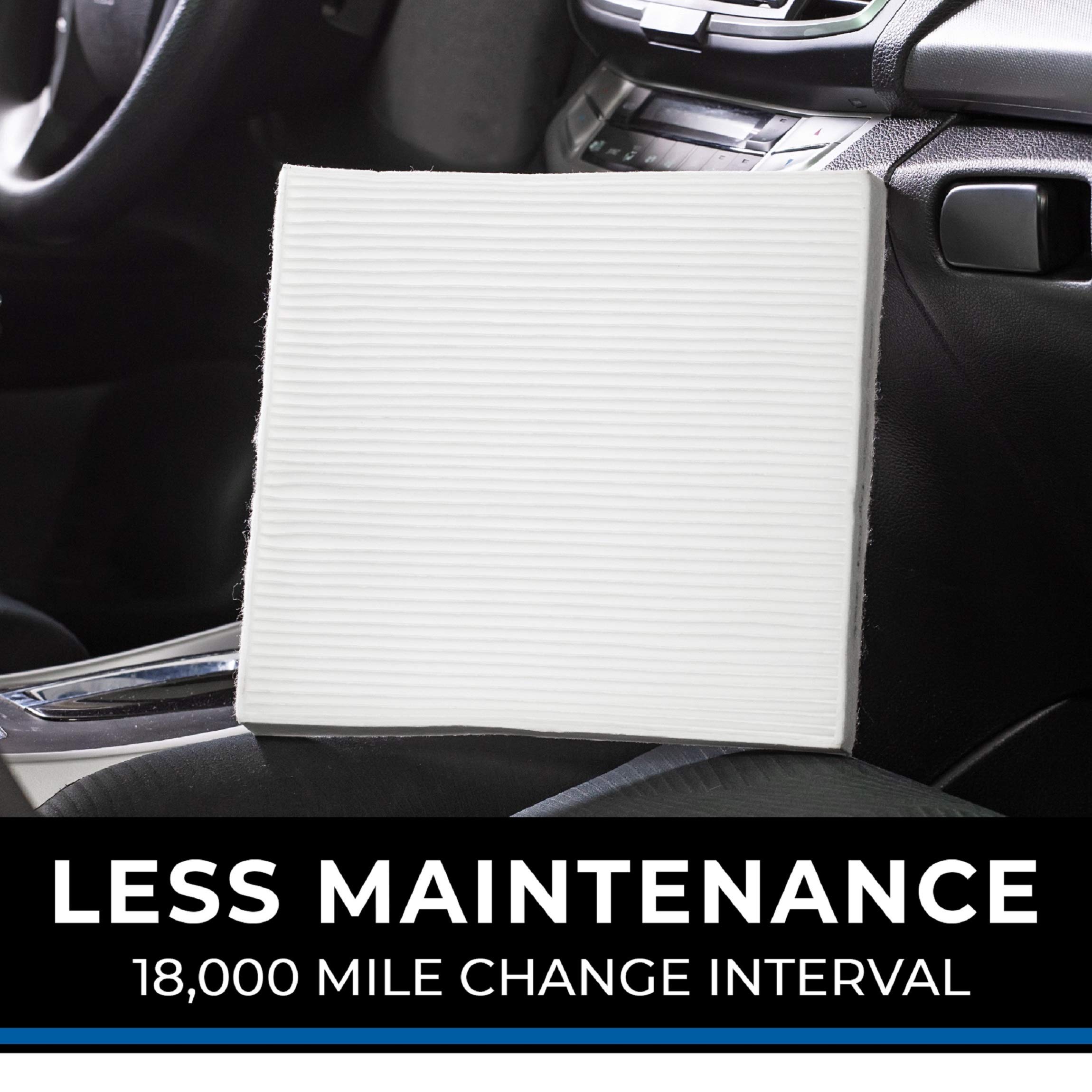 Spectre Essentials Cabin Air Filter By K&N: Premium, 50-Percent Longer Life: Fits Select 2007-2020 Jeep/Dodge/Chrysler (Compass,