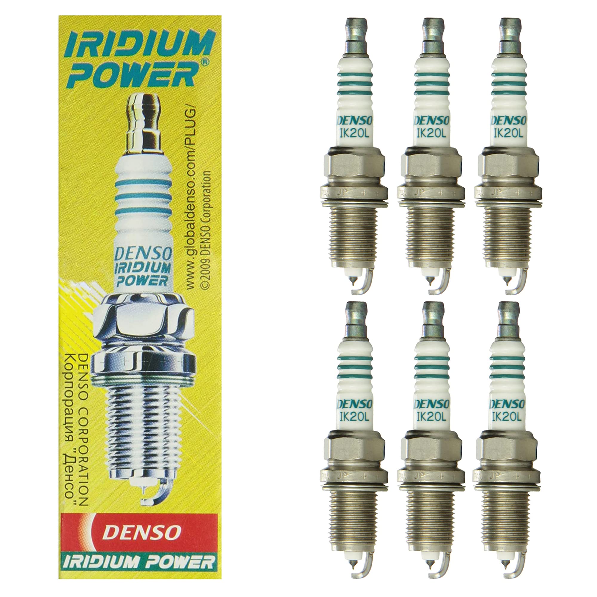 6 PCS NEW  DENSO # 5358 IRIDIUM Power Spark Plugs  IK20L
