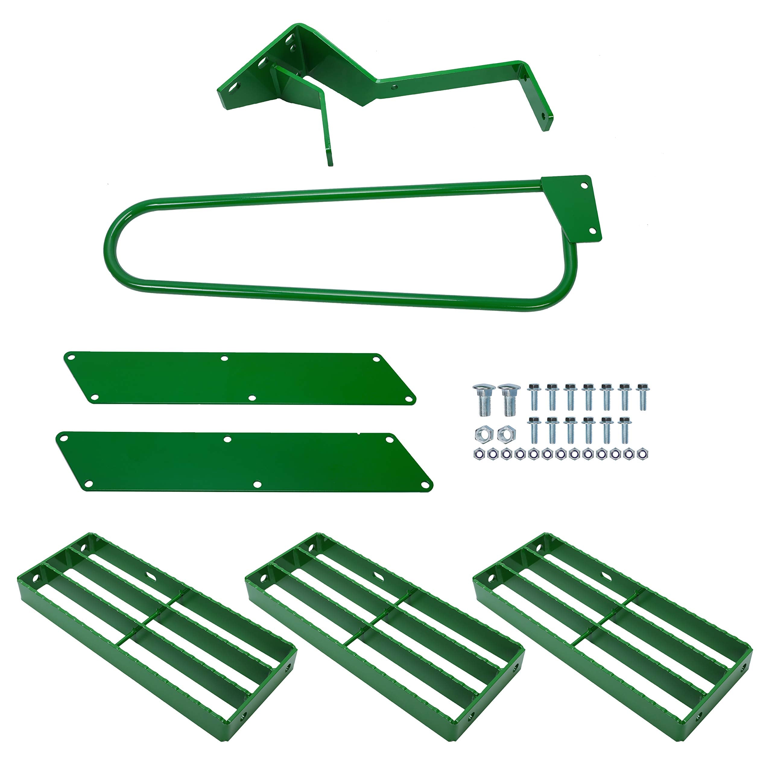 ECOTRIC Left Hand Stair Step Kit for John Deere 4050, 4240, 4430, 4630, 4440, 4230 - Green, Model JD-024