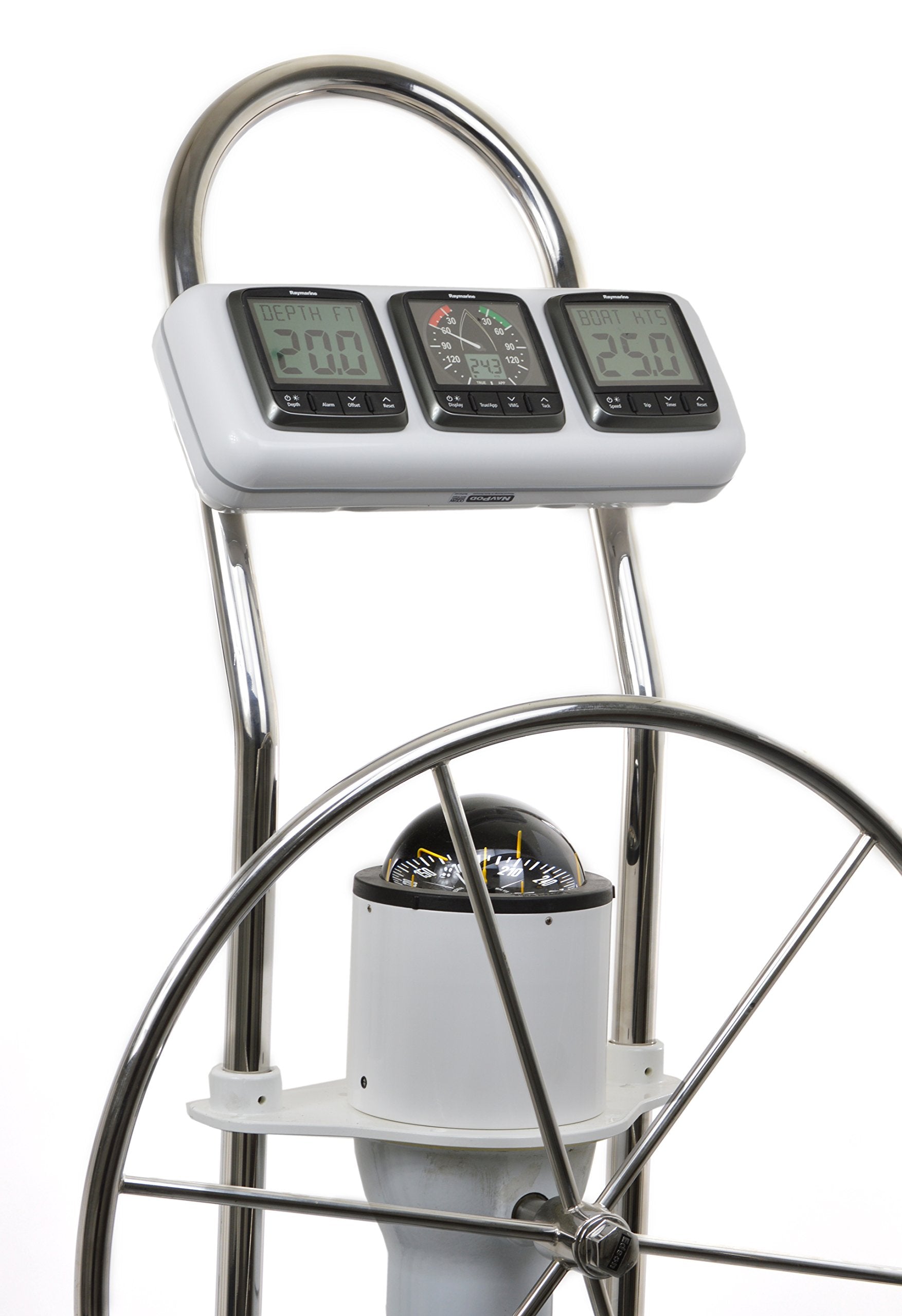 NavPod GP2301 InstrumentPod Pre-Cut for Three Instruments for 12    Wide Guard