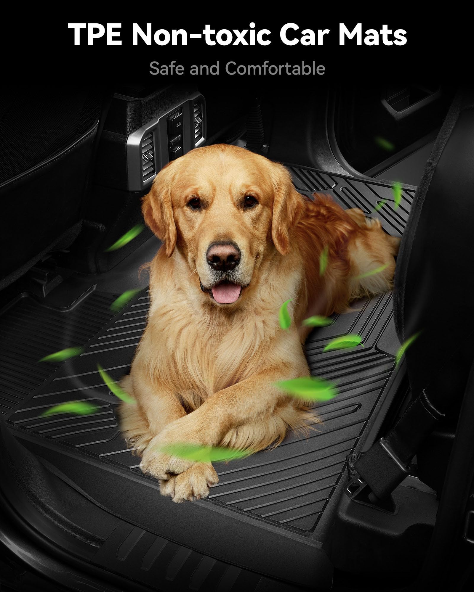 3W Floor Mats Fit For Benz E-Class 2017-2023 2024 2025 Tpe All Weather Custom Fit Floor Liner For E300 E320 E400 E350 E63 E550,