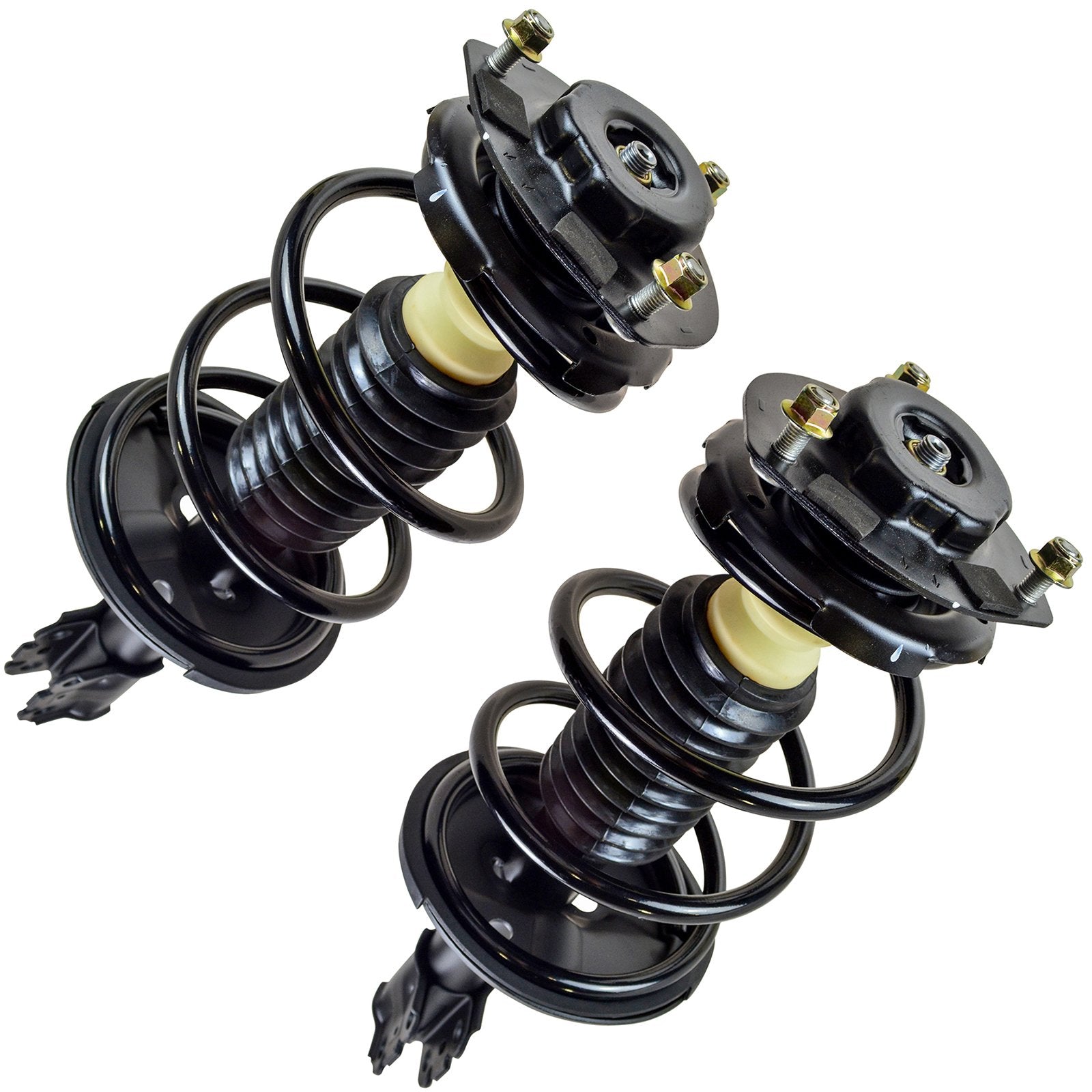 Trq Front Strut & Coil Spring Assembly Set Driver & Passenger Sides Compatible With 02-03 Lexus Es300 Toyota Camry