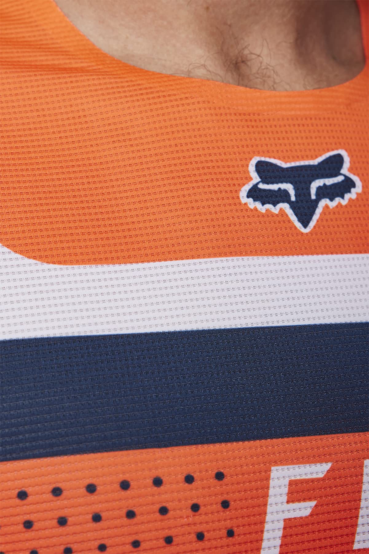 Fox Racing FLEXAIR EFEKT Motocross Jersey - Small, Fluorescent Orange, Polyester, Model 29603-824