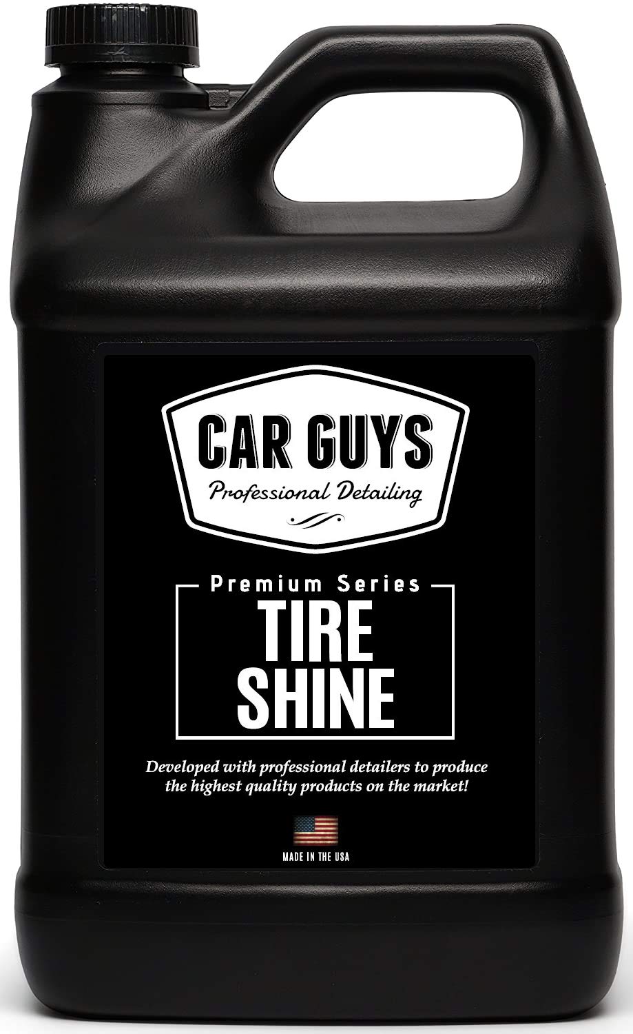 Car Guys Tire Shine 1 Gallon Refill | The Perfect Shine | Durable And User Friendly Tire Dressing | Long Lasting Uv Protection | 1 Gallon (Sprayer Not Included)