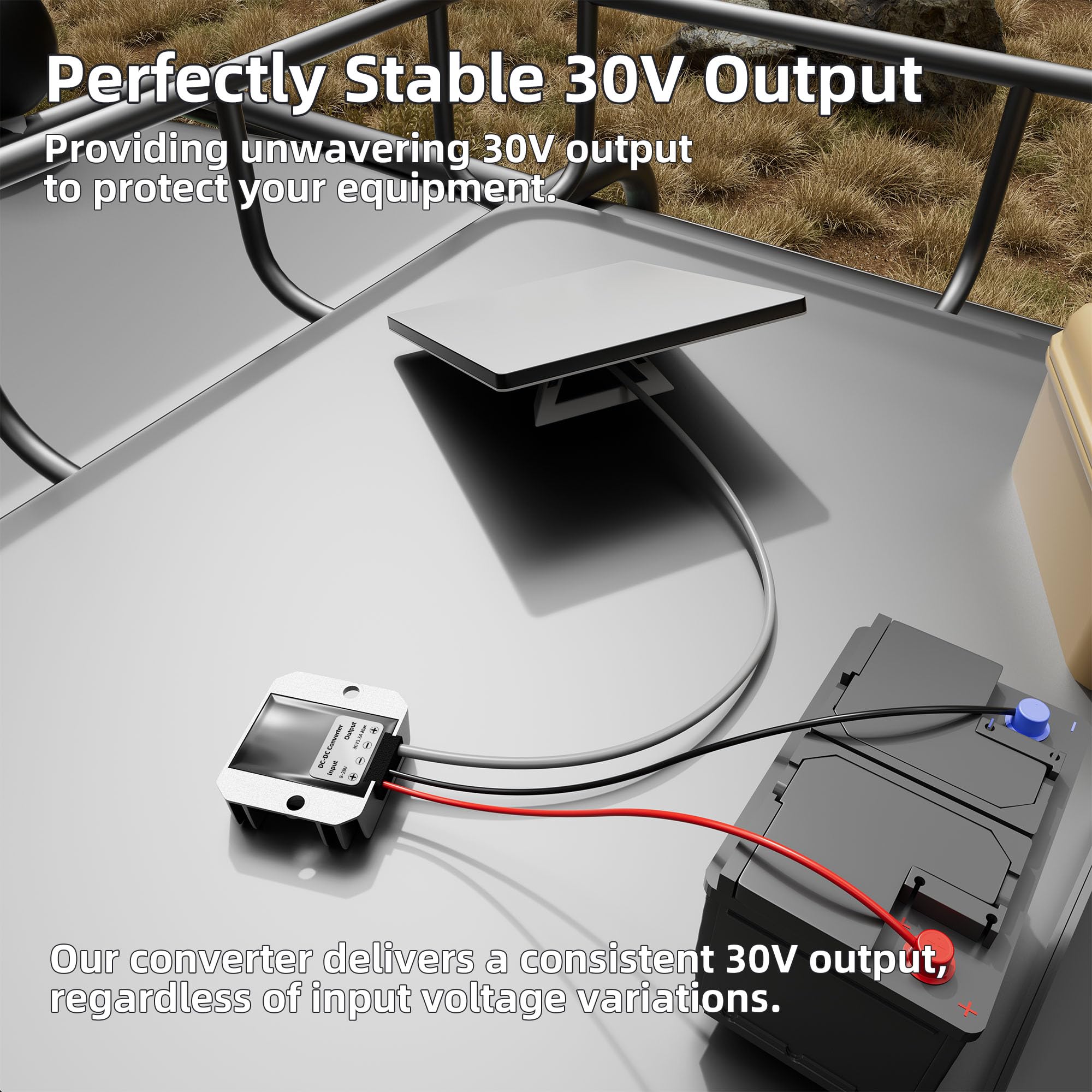 Starlink Mini Step Up Power Cable 12V/24V to 30V 3.5A Converter with DC Power Cable, 9V to 28V Input DC Step-Up Power Adapter Co